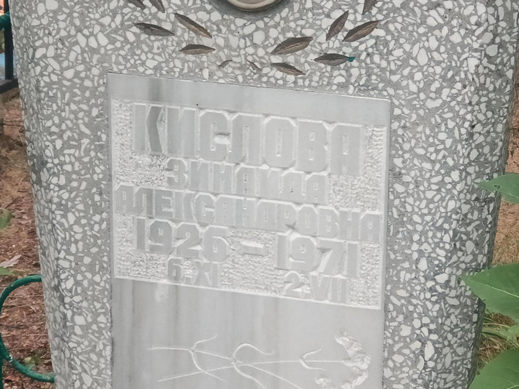 Кислова Зинаида Александровна