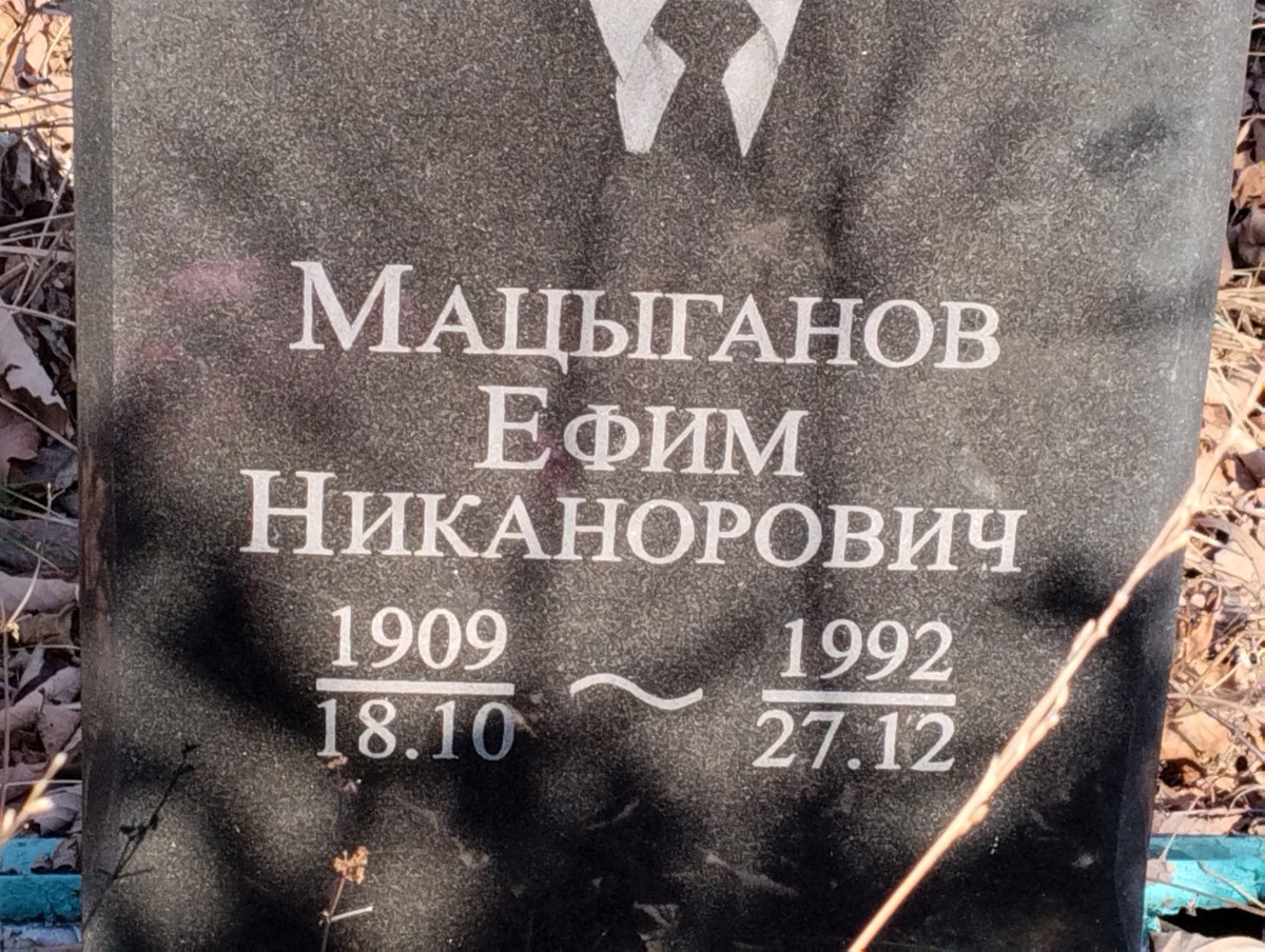 Мацыганов Ефим Никанорович