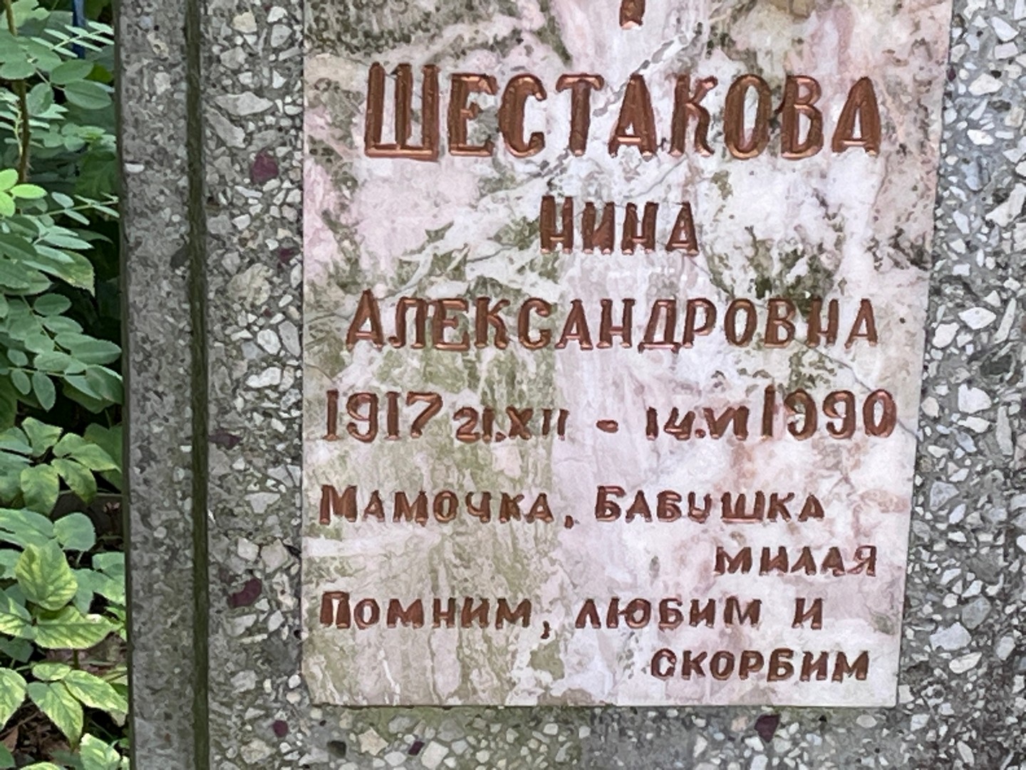 Шестакова
