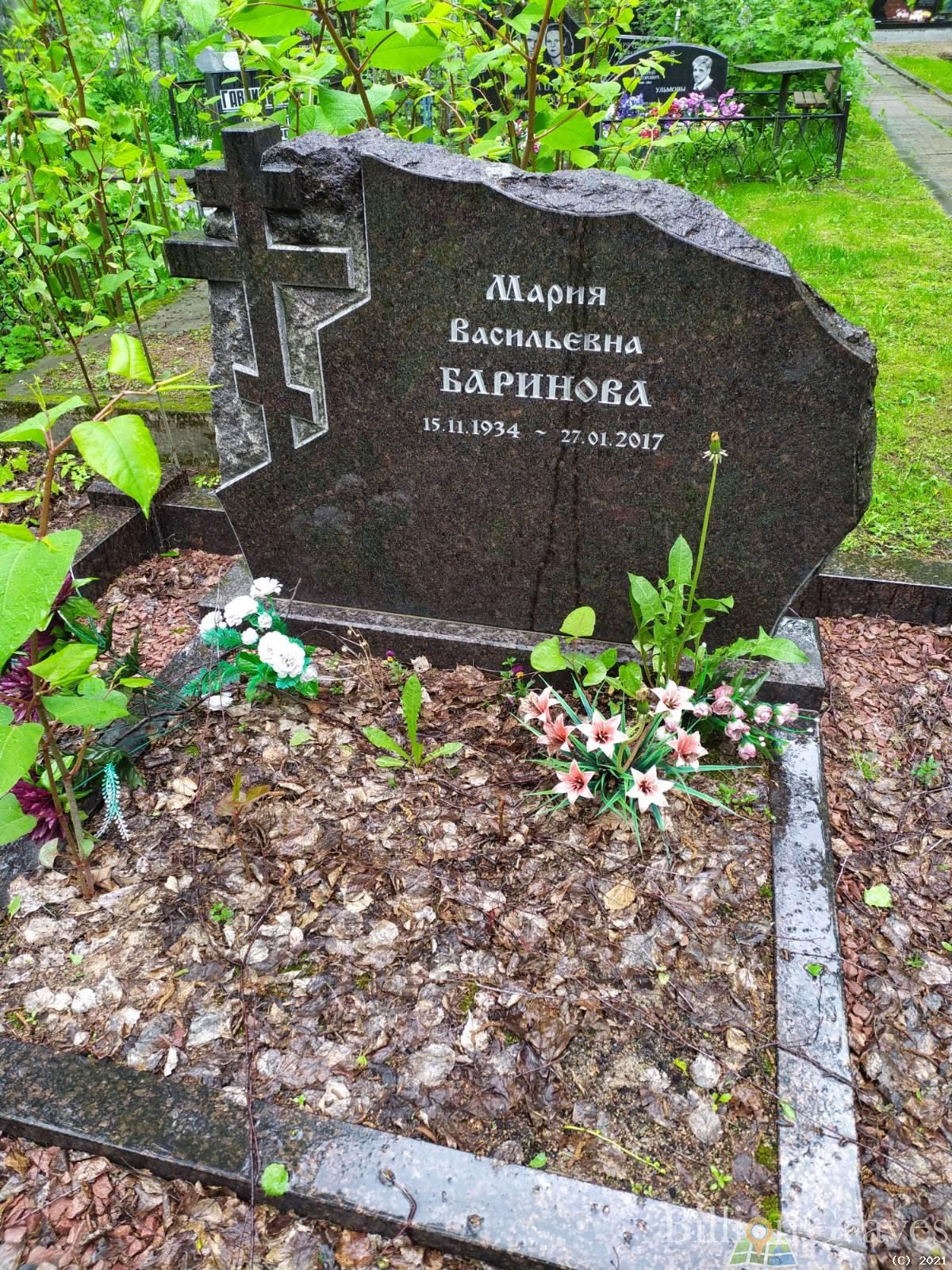 Баринова Мария Васильевна