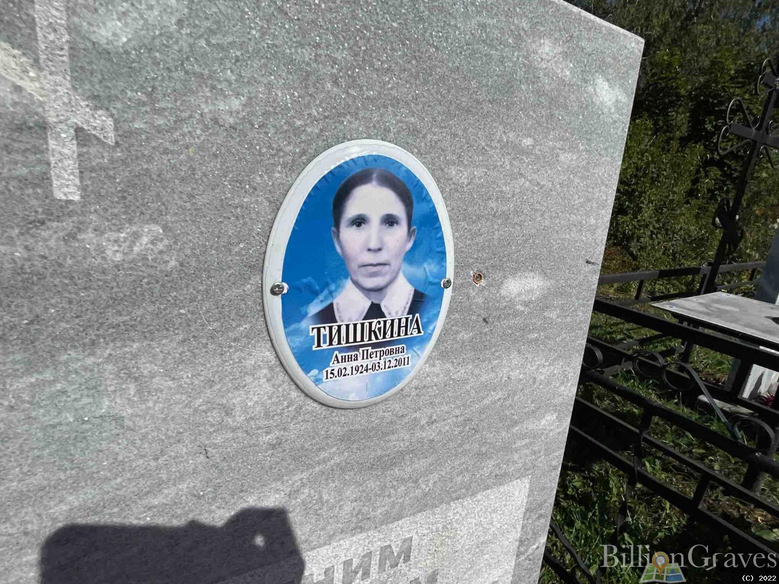 Тишкина Анна Петровна