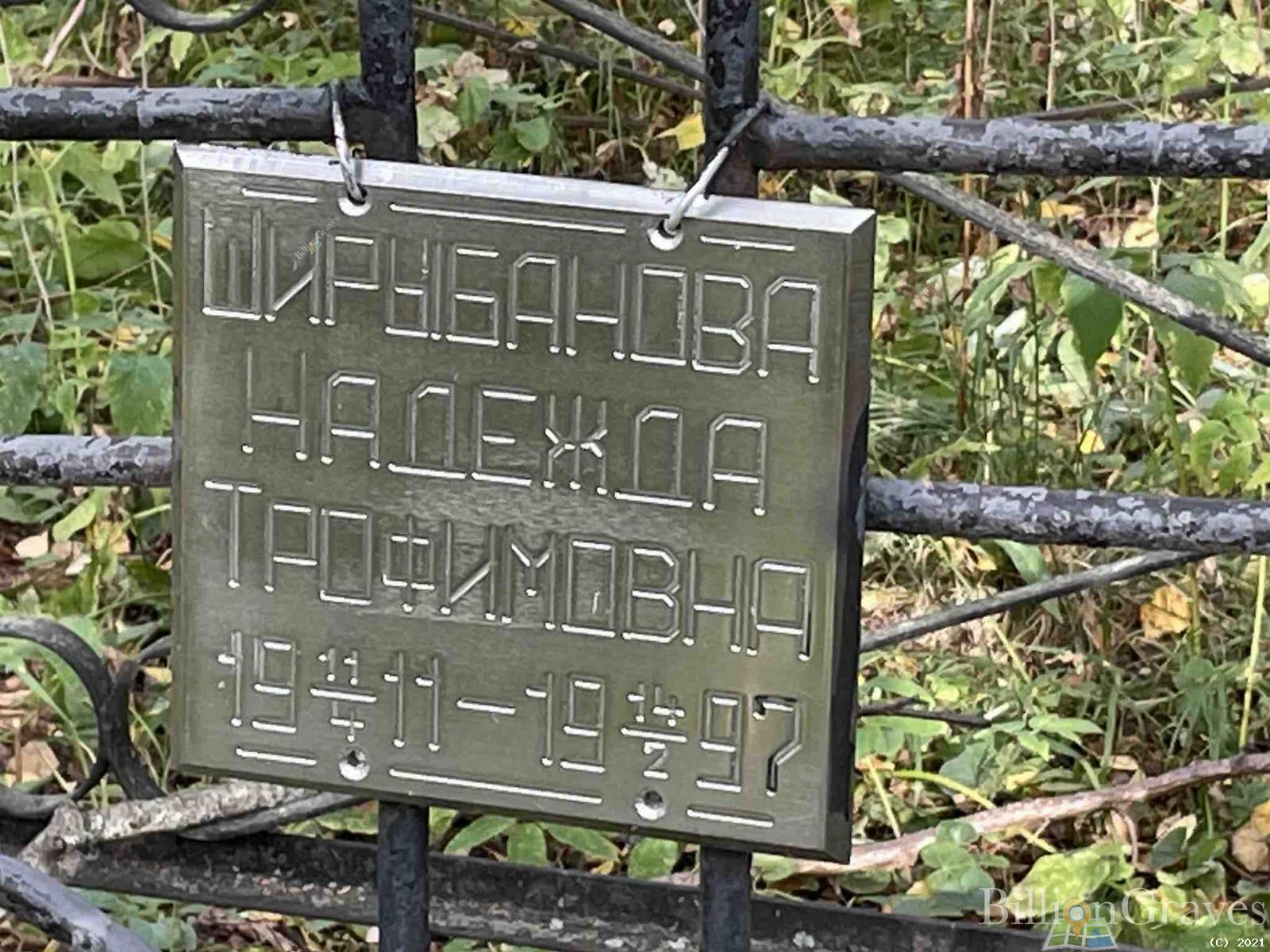 Ширыбанова Надежда Трофимовна