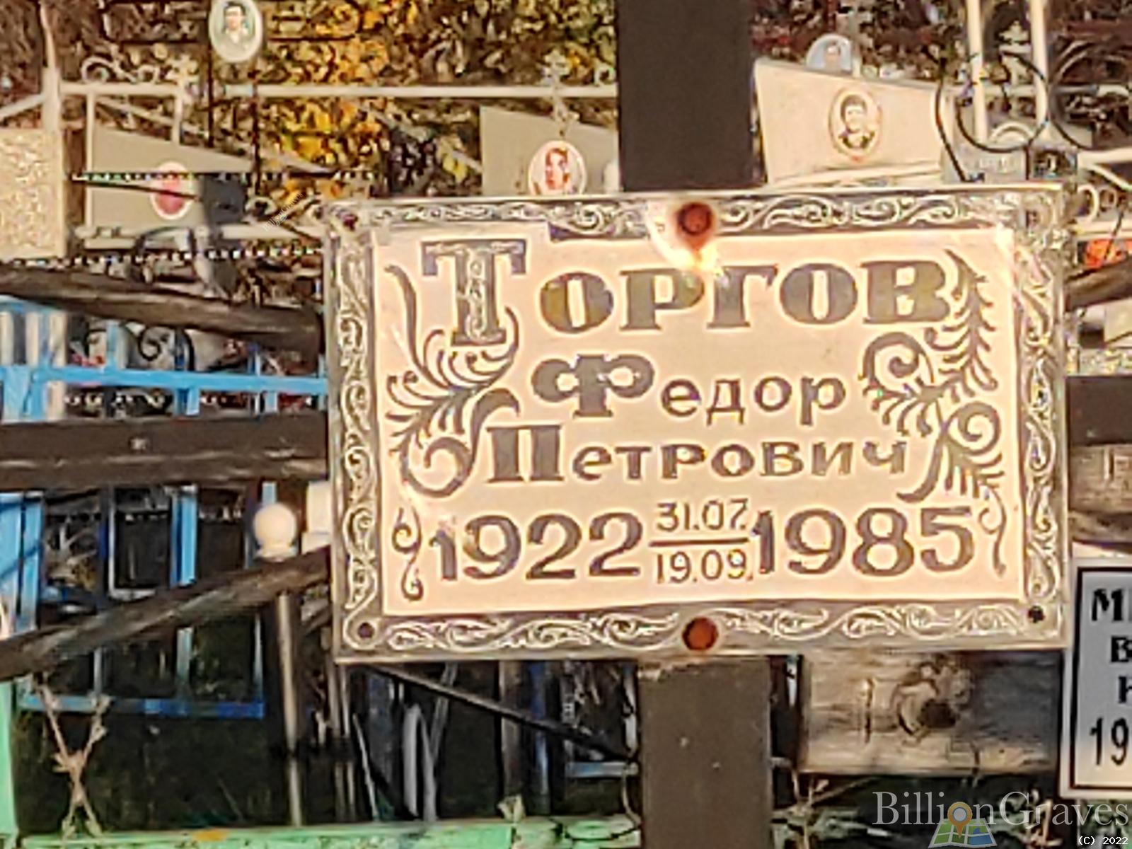 Торгов Федор Петрович