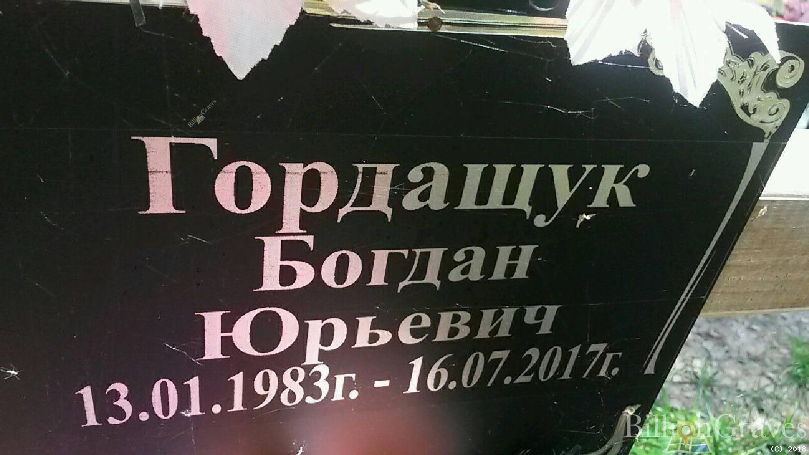 Гордащук Богдан Юрьевич