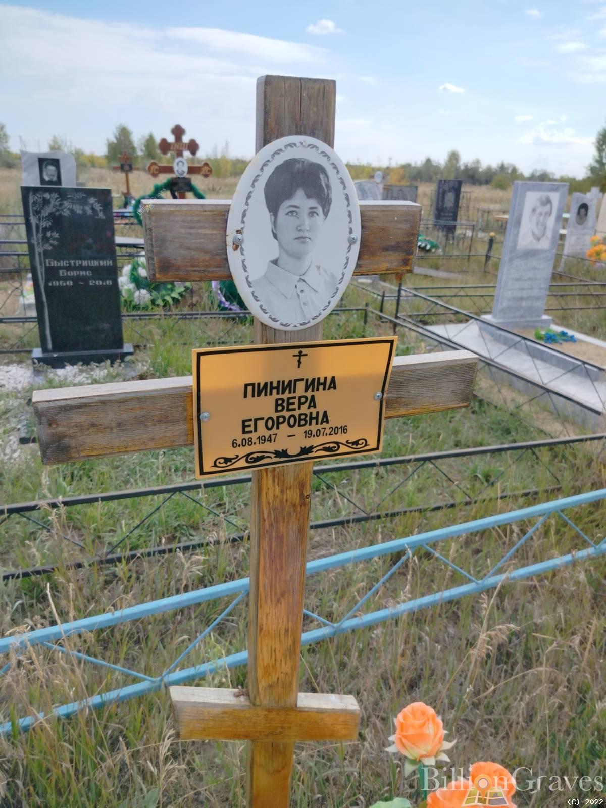 Пинигина Вера Егоровна