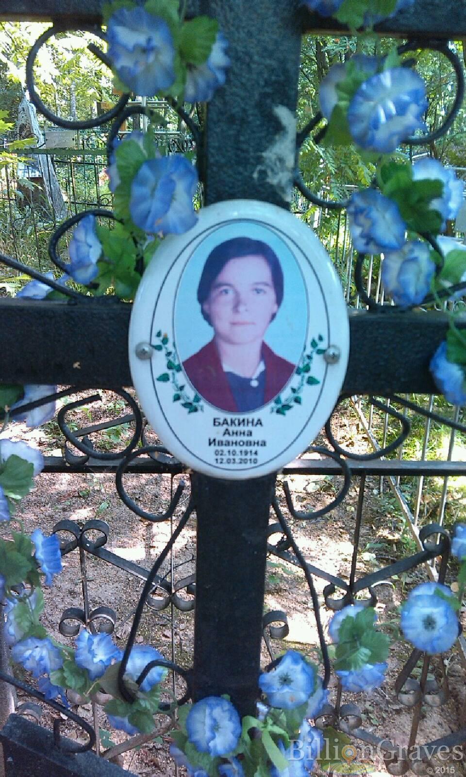 Бакина Анна Ивановна