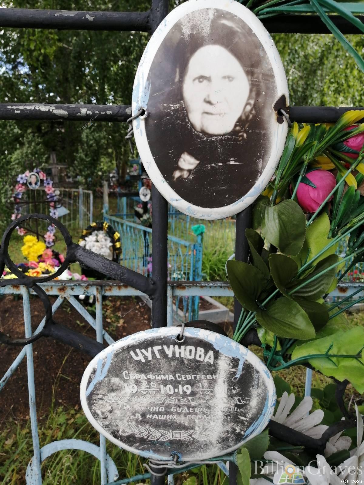 Чугунова Серафима Сергеевна