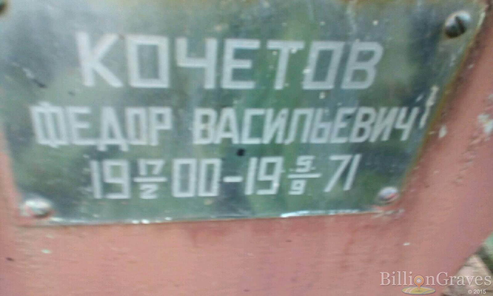 Кочетов Федор Васильевич
