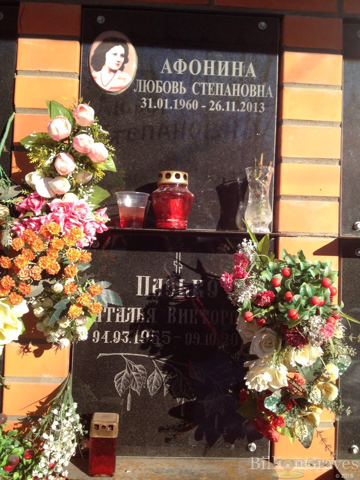 Афонина Любовь Степановна
