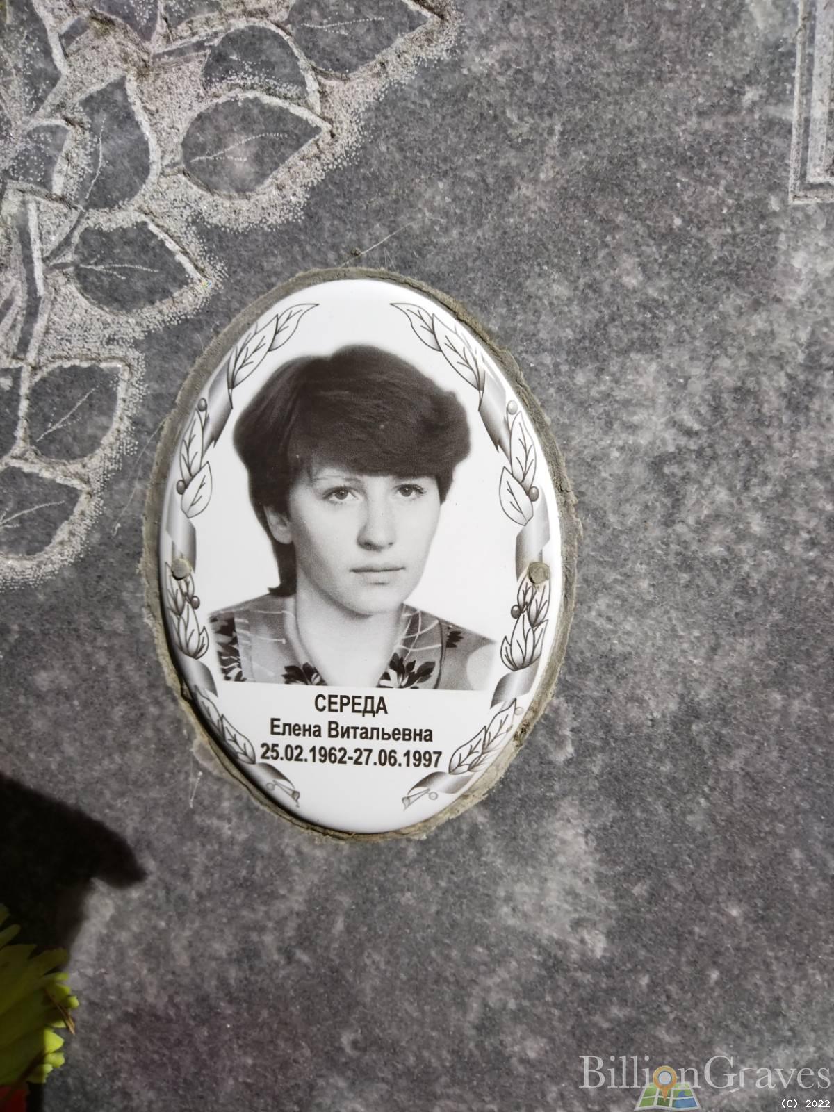 Середа Елена Витальевна