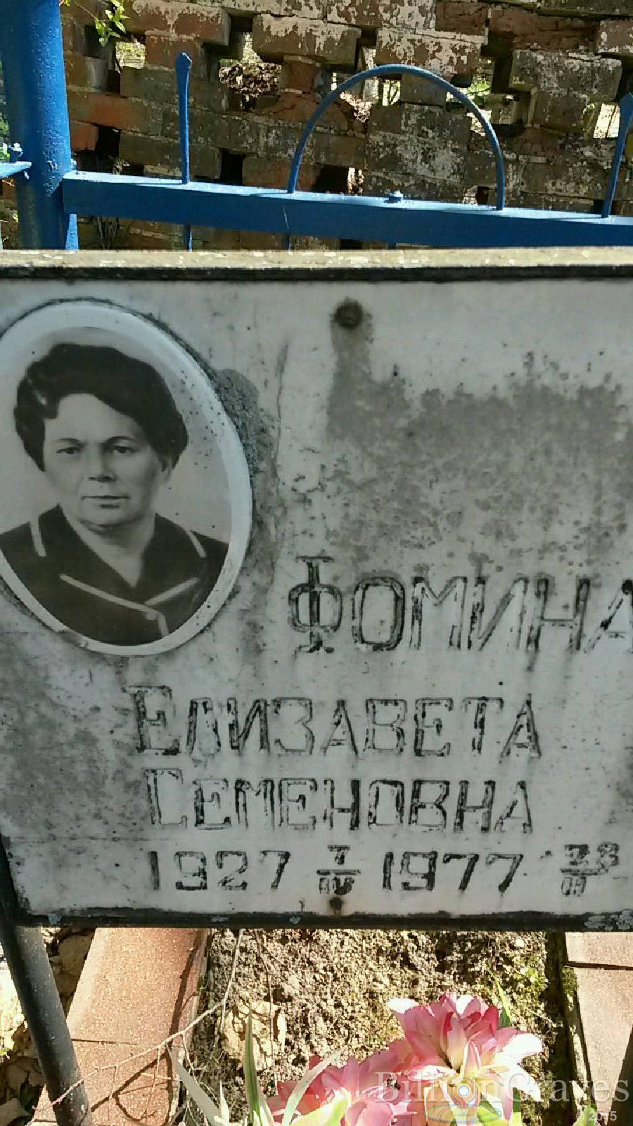 фомина елизавета семеновна