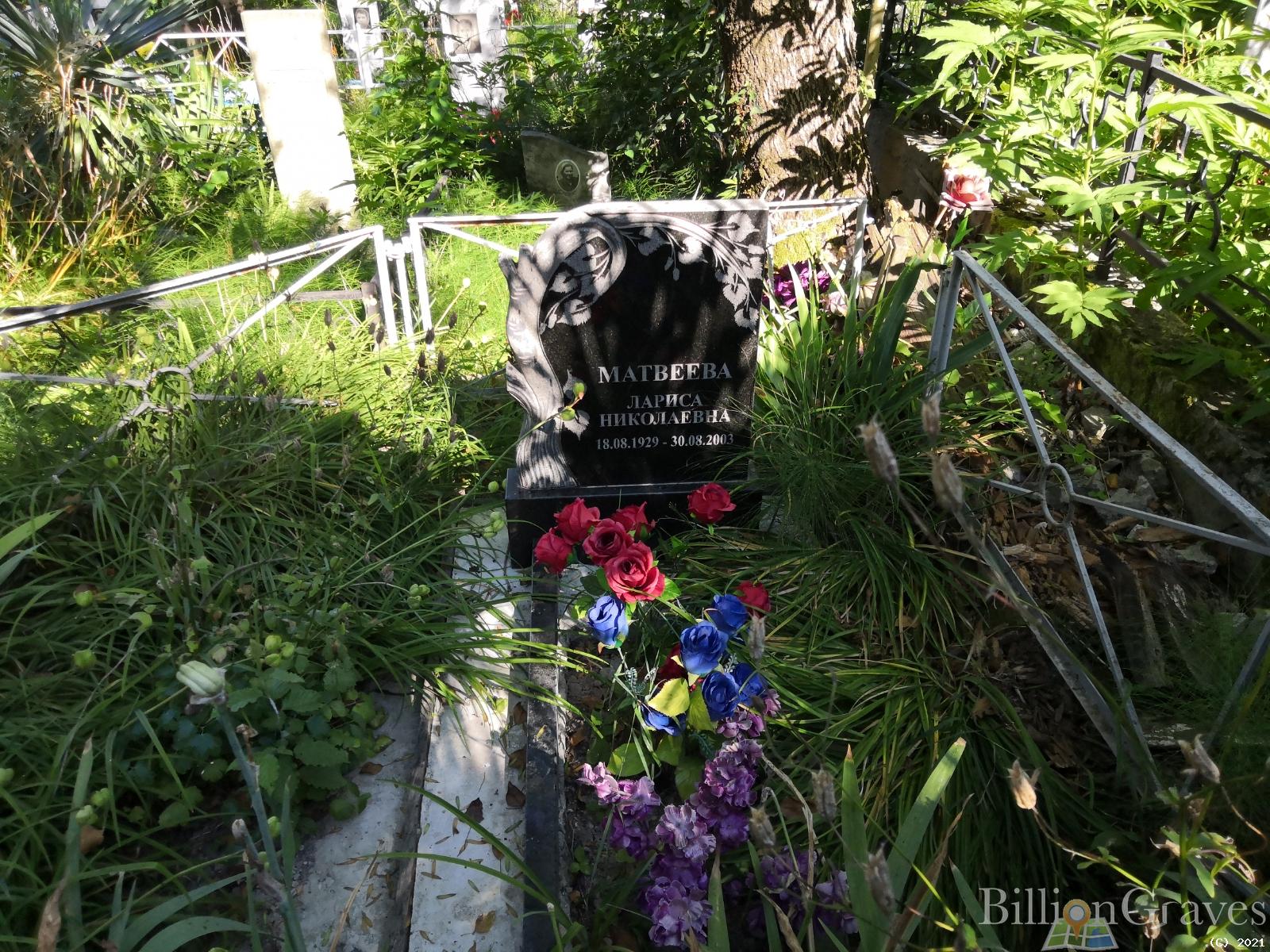 Матвеева Лариса Николаевна