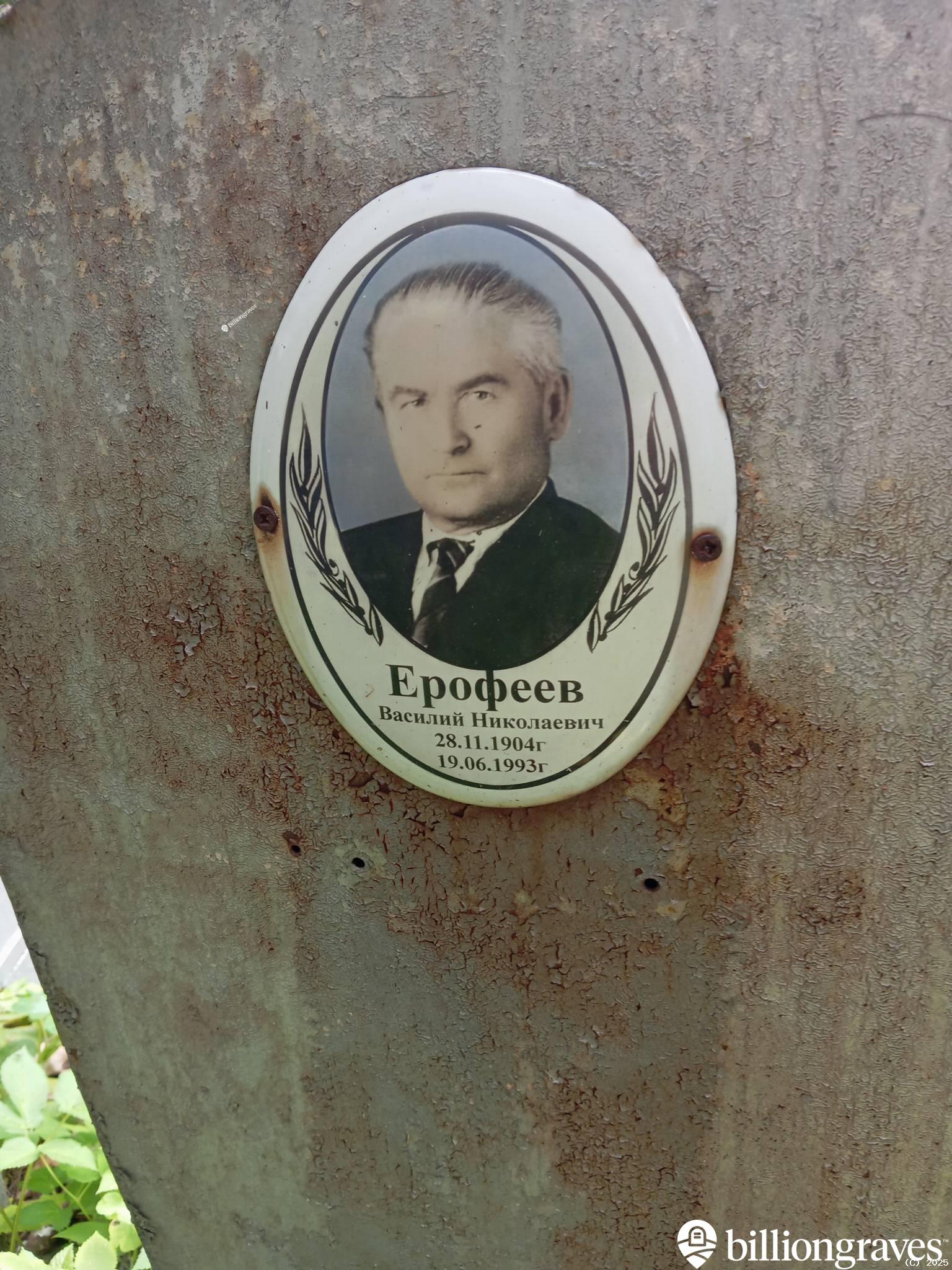 Ерофеев Василий Николаевич