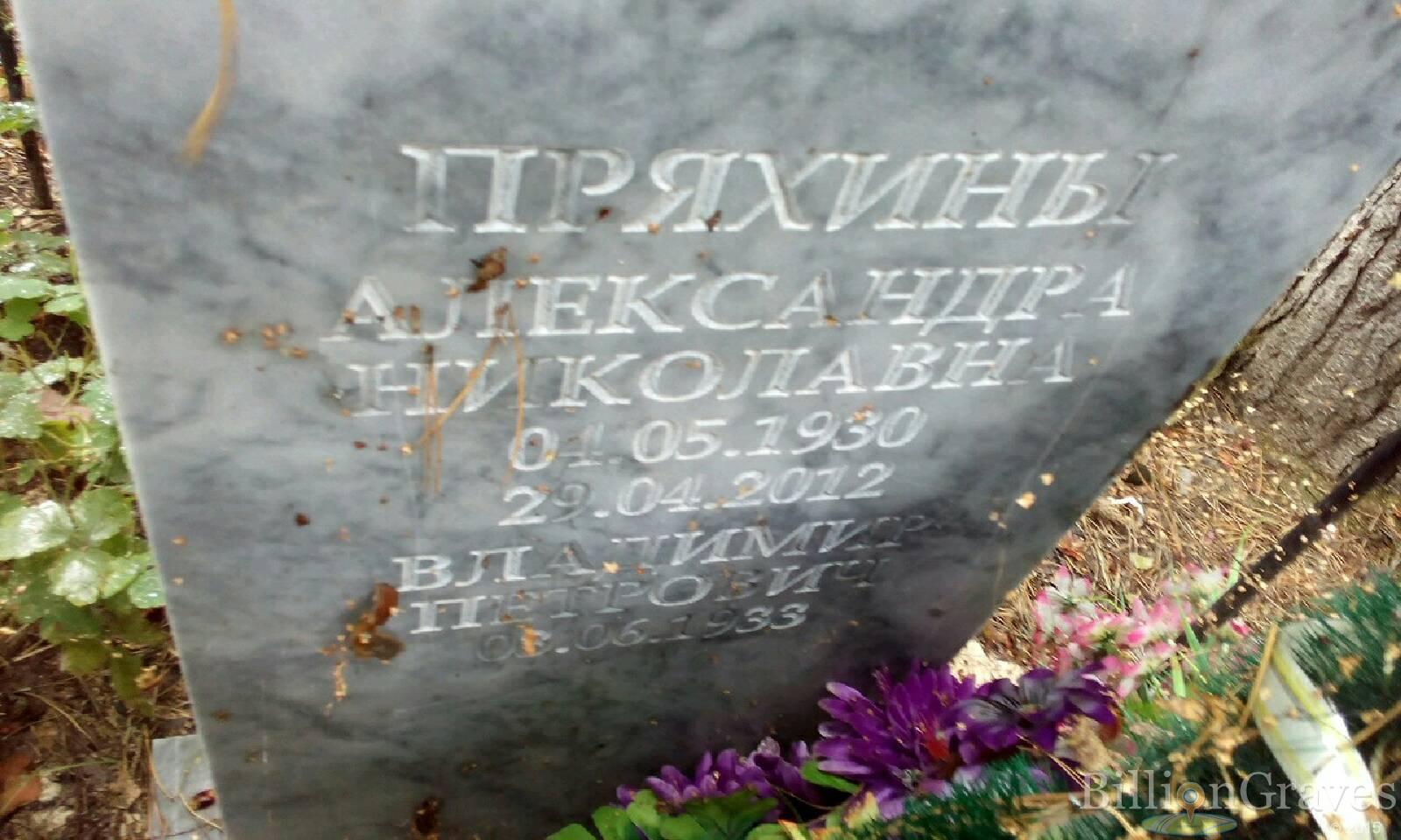 Пряхина Александра Николаевна