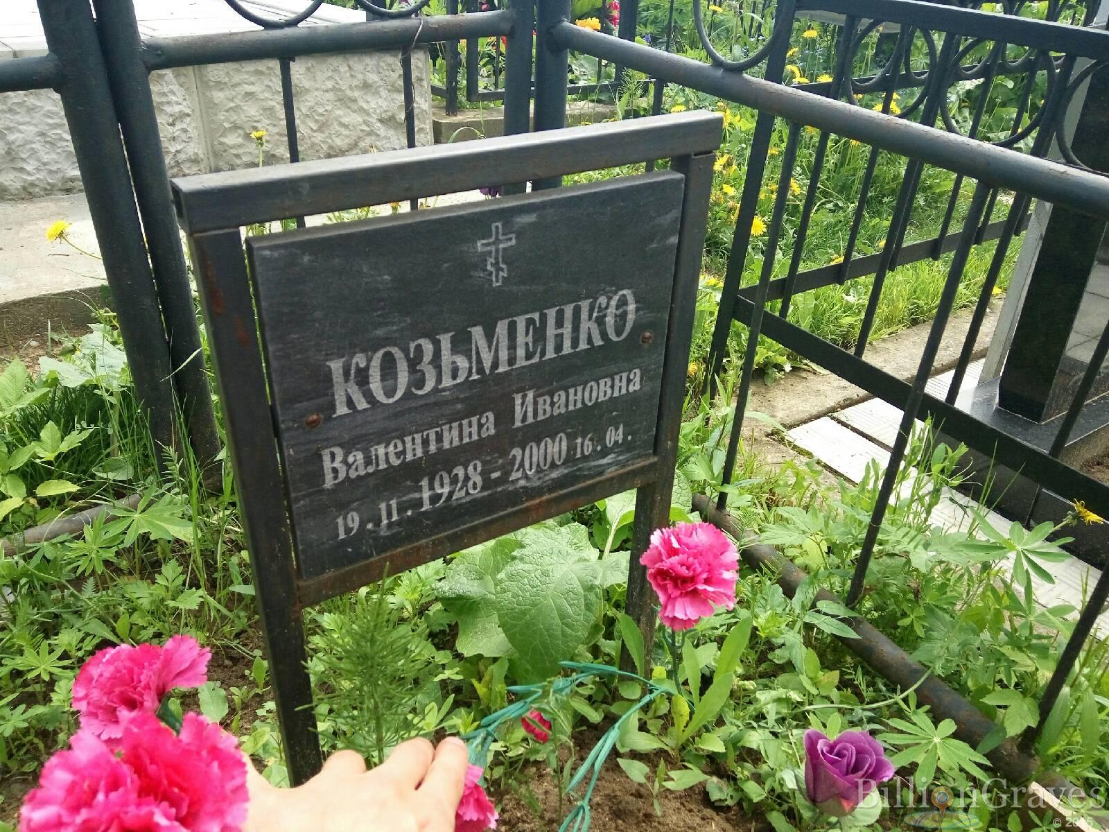 Козьменко Валентина Ивановна