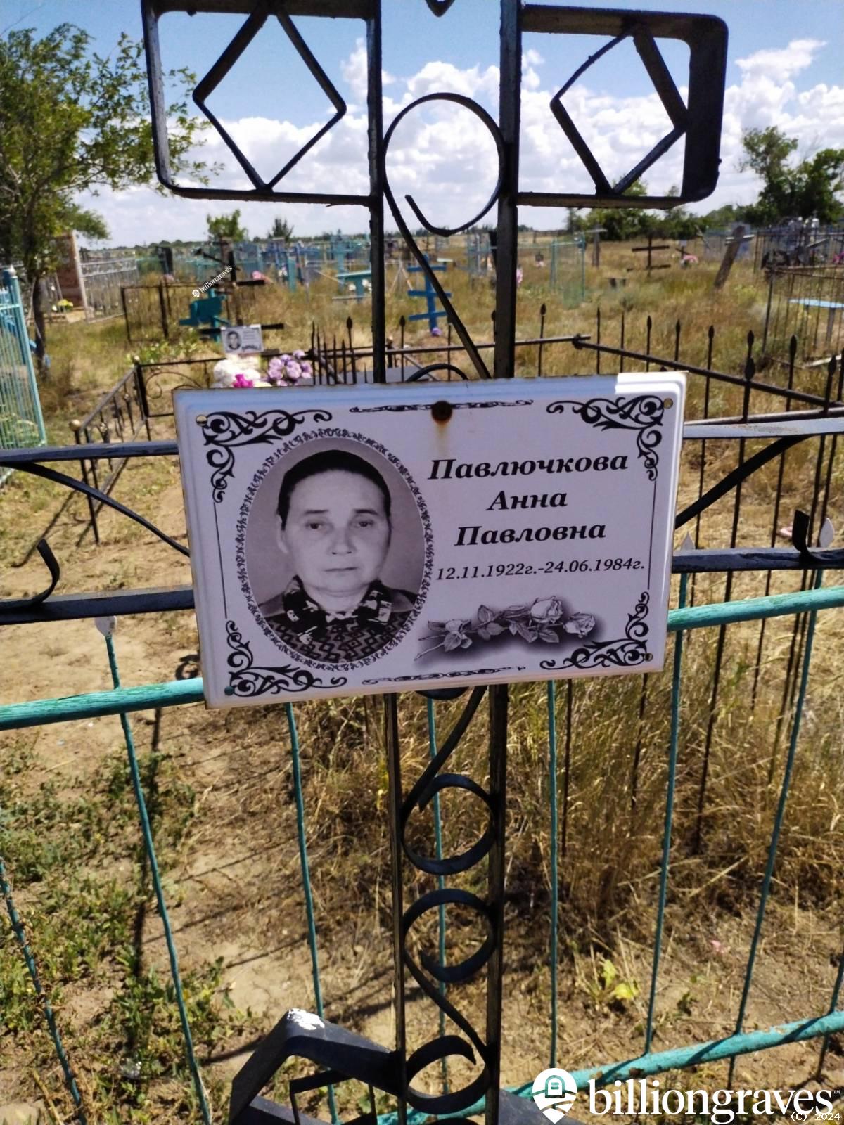 Павлючкова Анна Павловна
