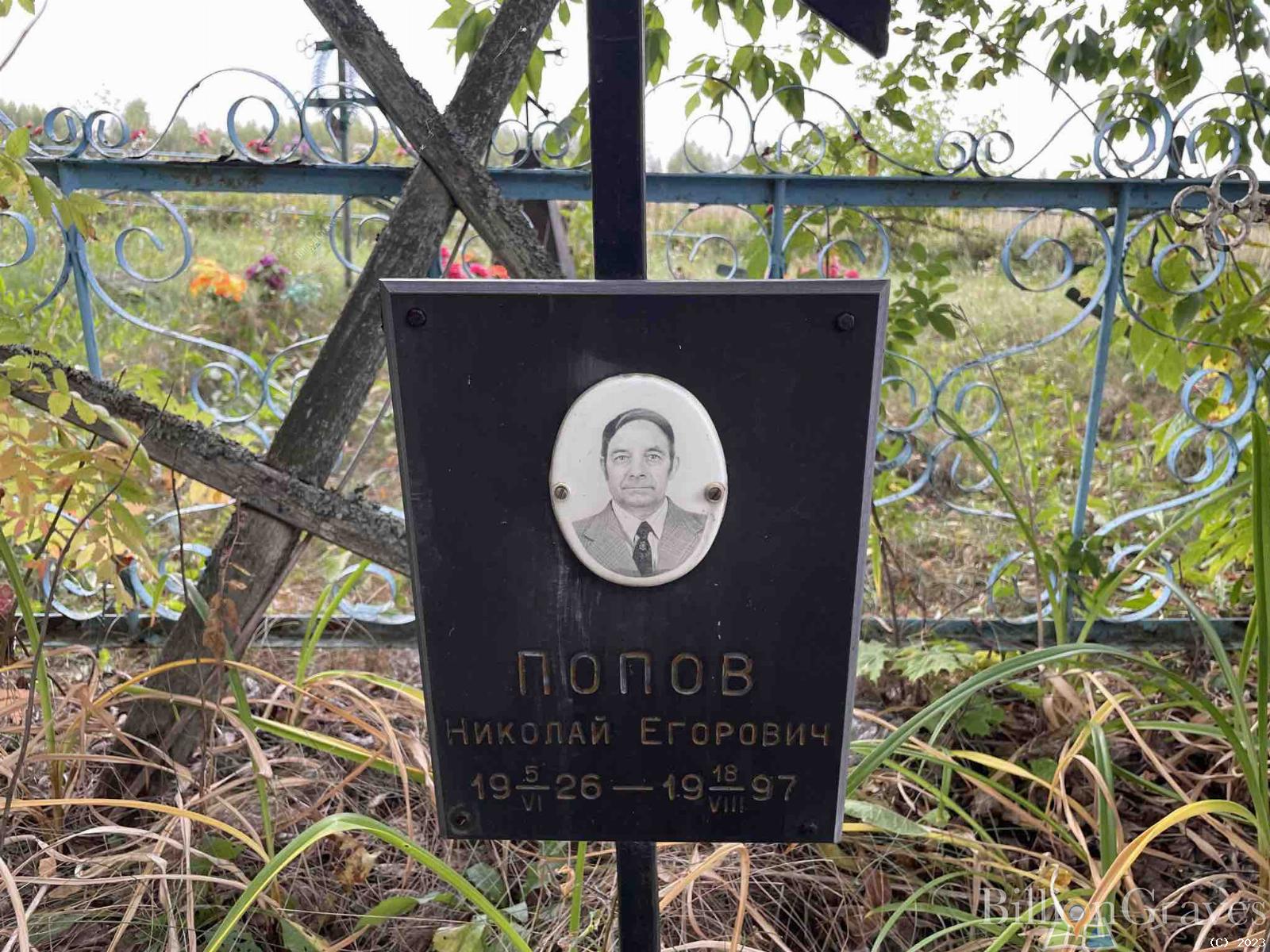 Попов Николай Егорович