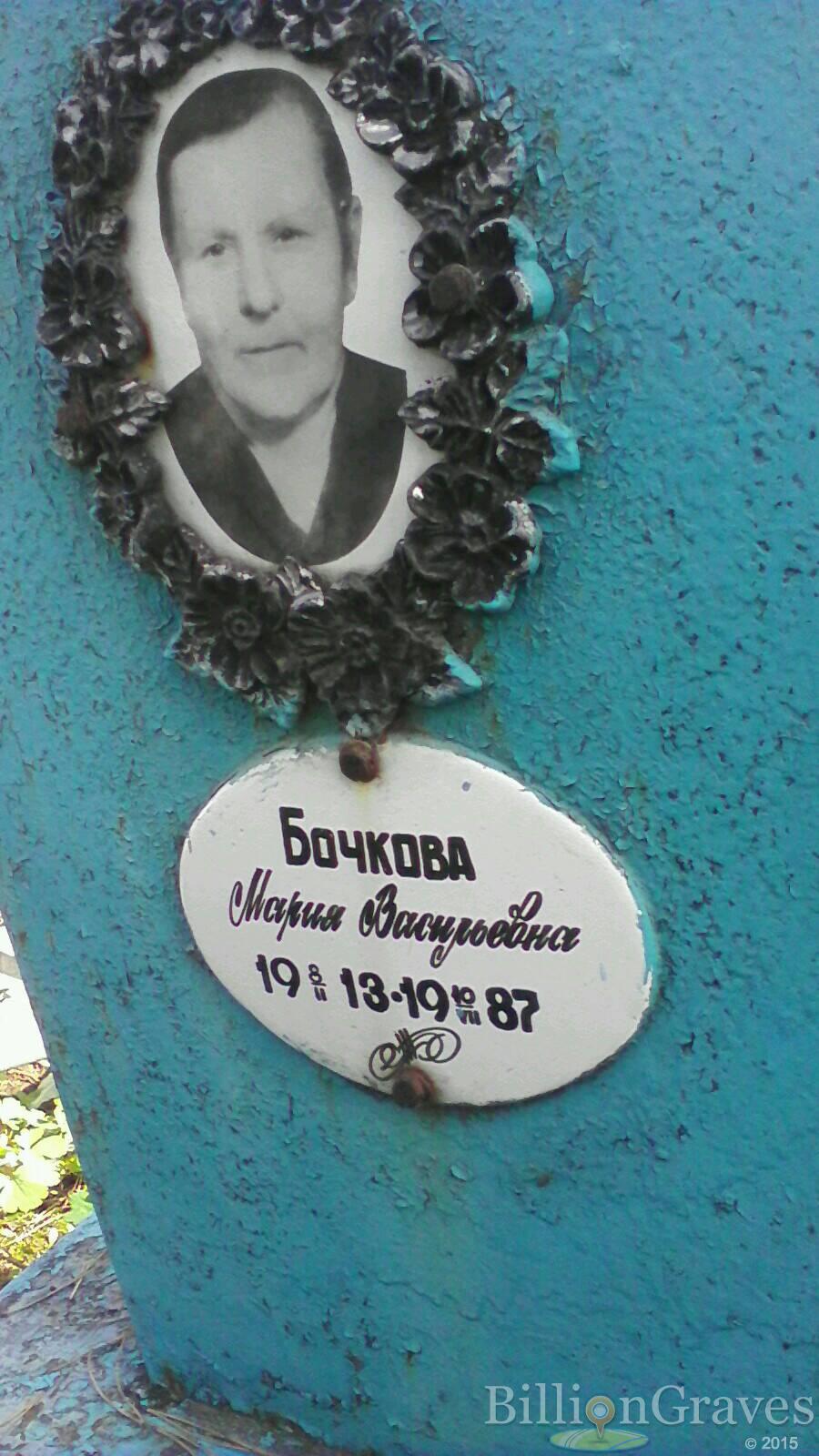 Бочкова Мария Васильевна