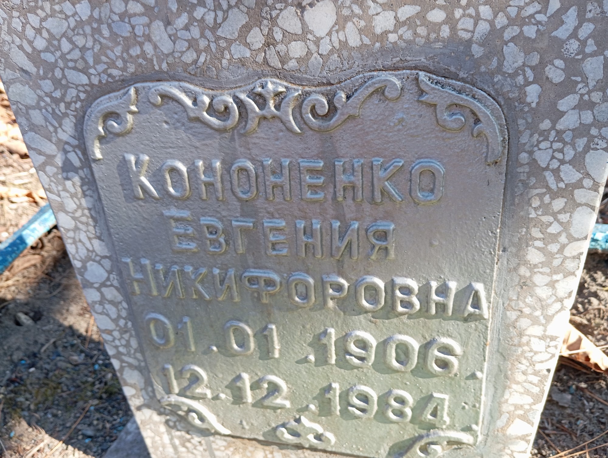 Кононенко Евгения Никифоровна