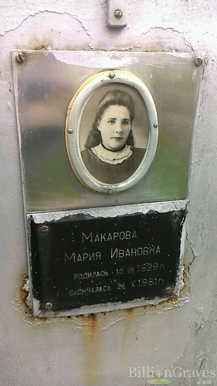 Макарова Мария Ивановна