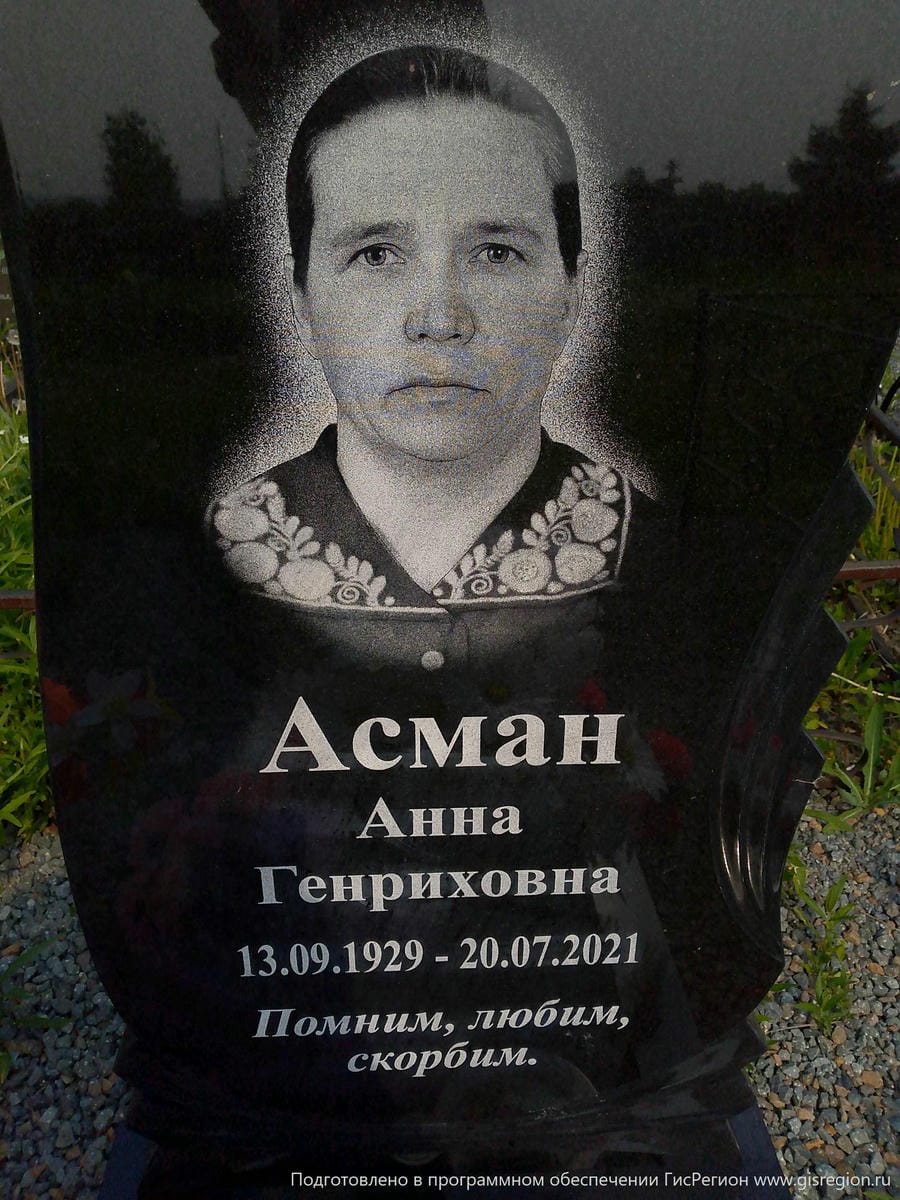 Асман Анна Генриховна