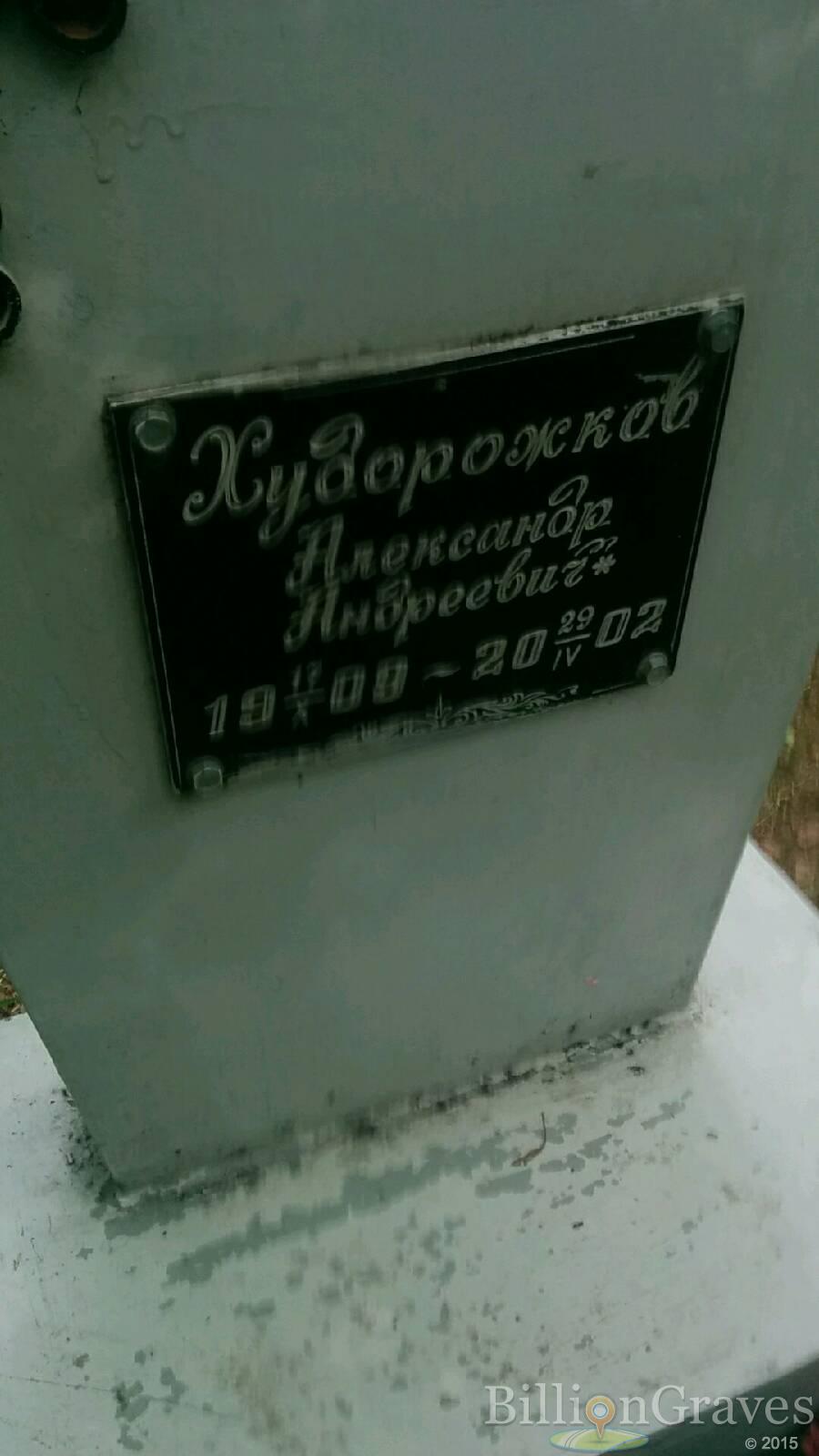Худорожков Александр Андреевич