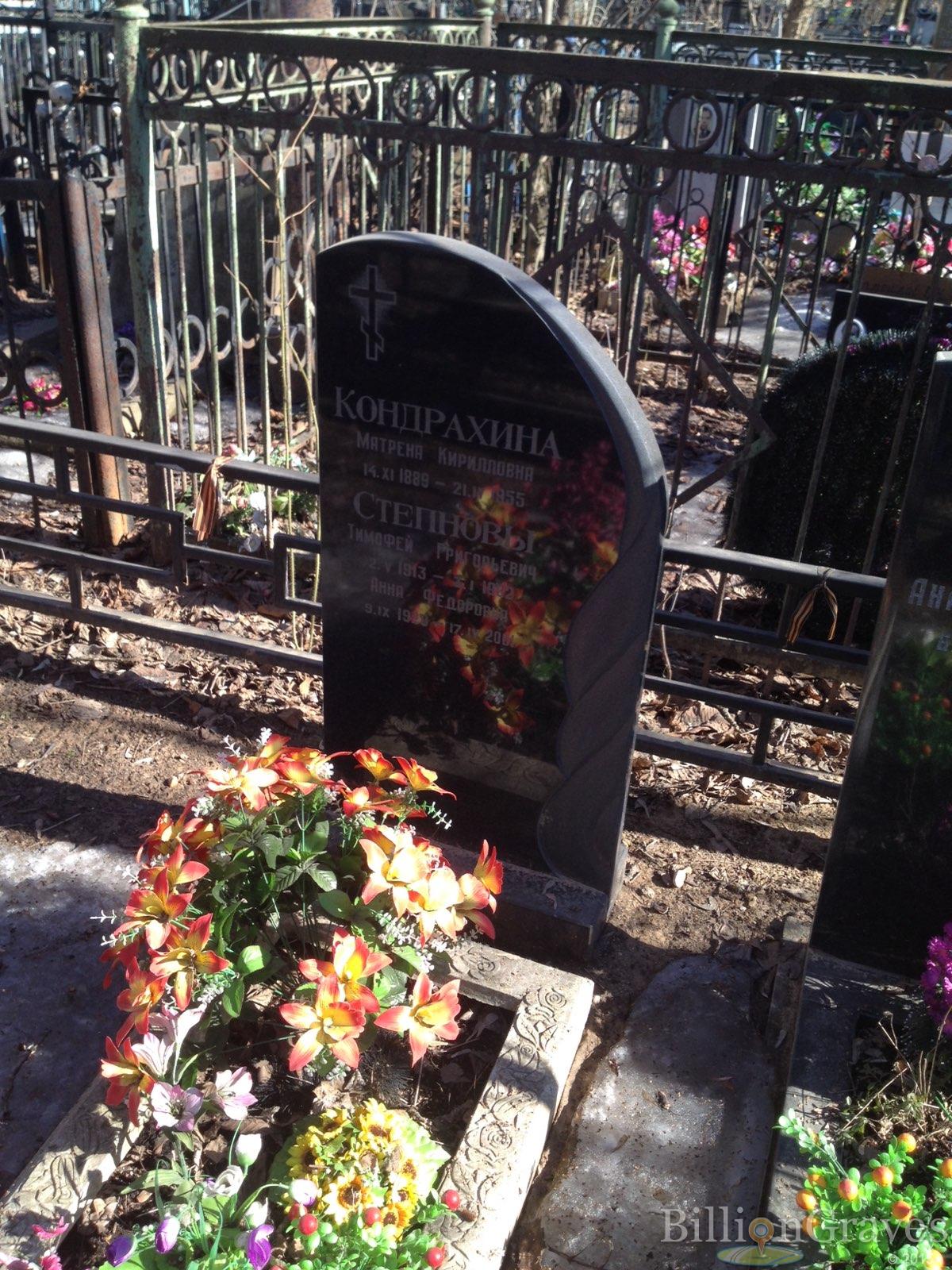 Кондрахина Матрёна Кирилловна