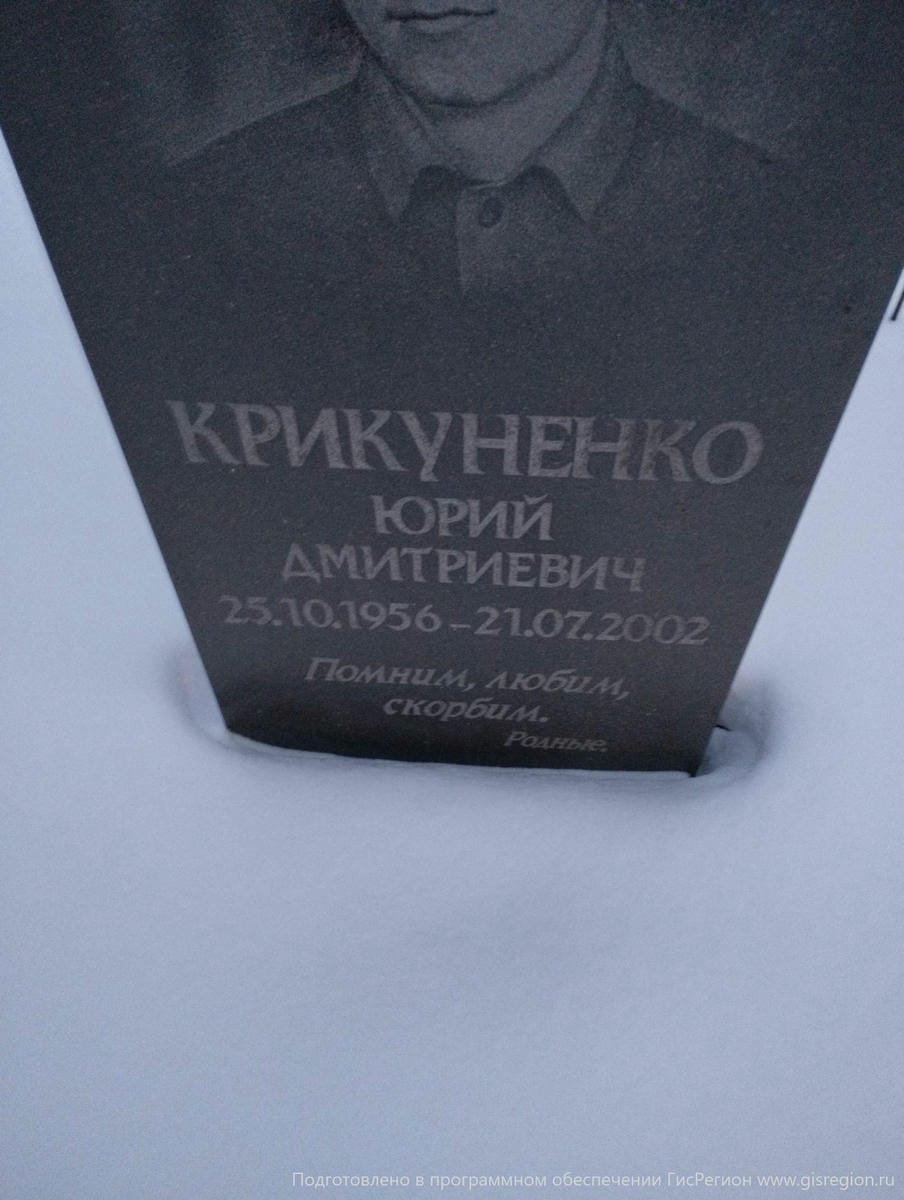 Крикуненко Юрий Дмитриевич
