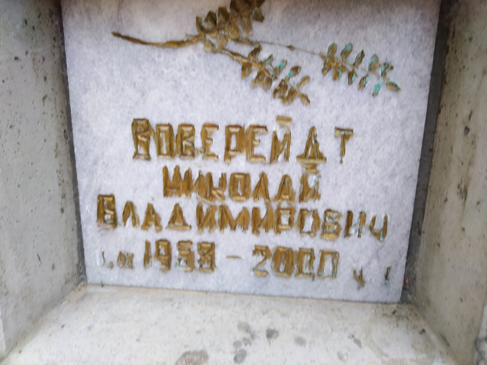 Воверейдт Николай Владимирович