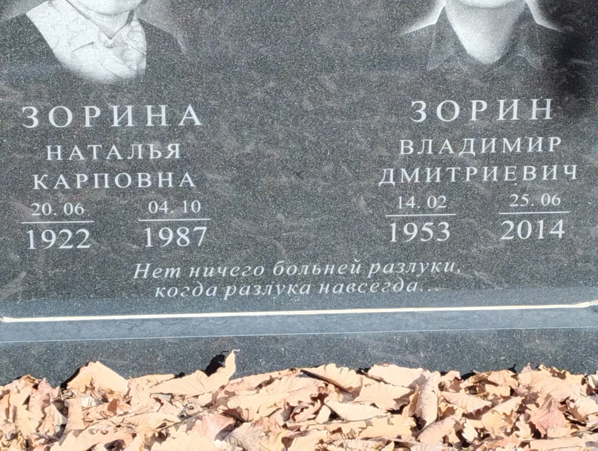 Зорина Наталья Карповна