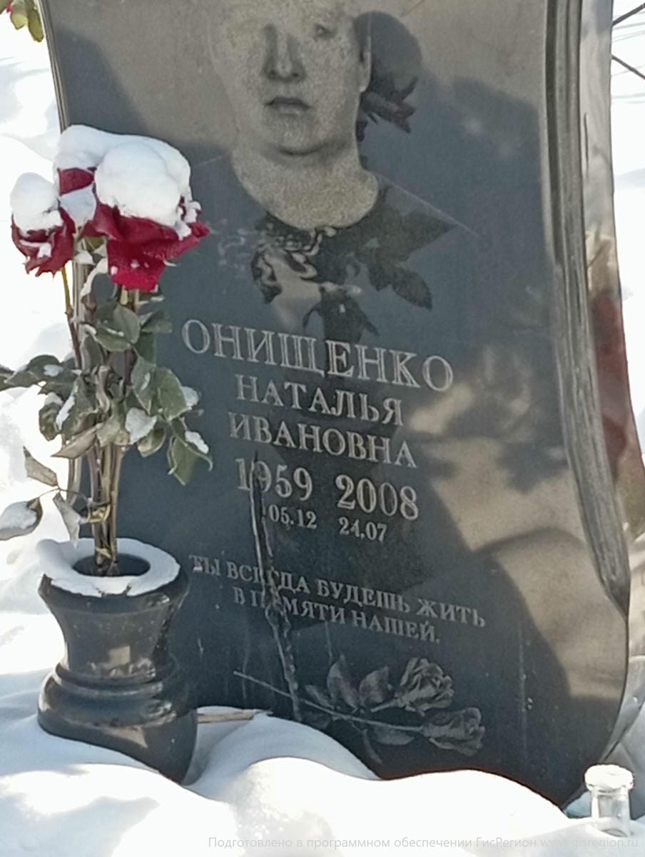 Онищенко Наталья Ивановна