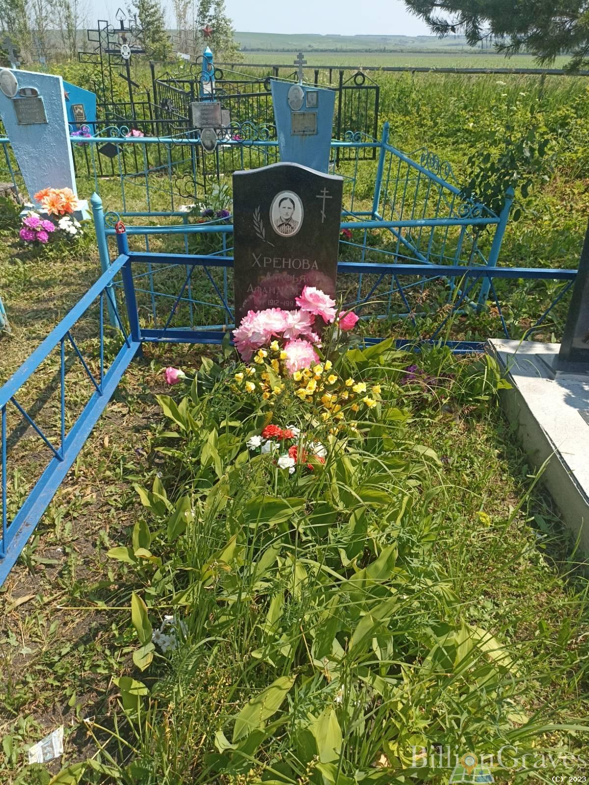 Хренова Агафья Афанасьевна