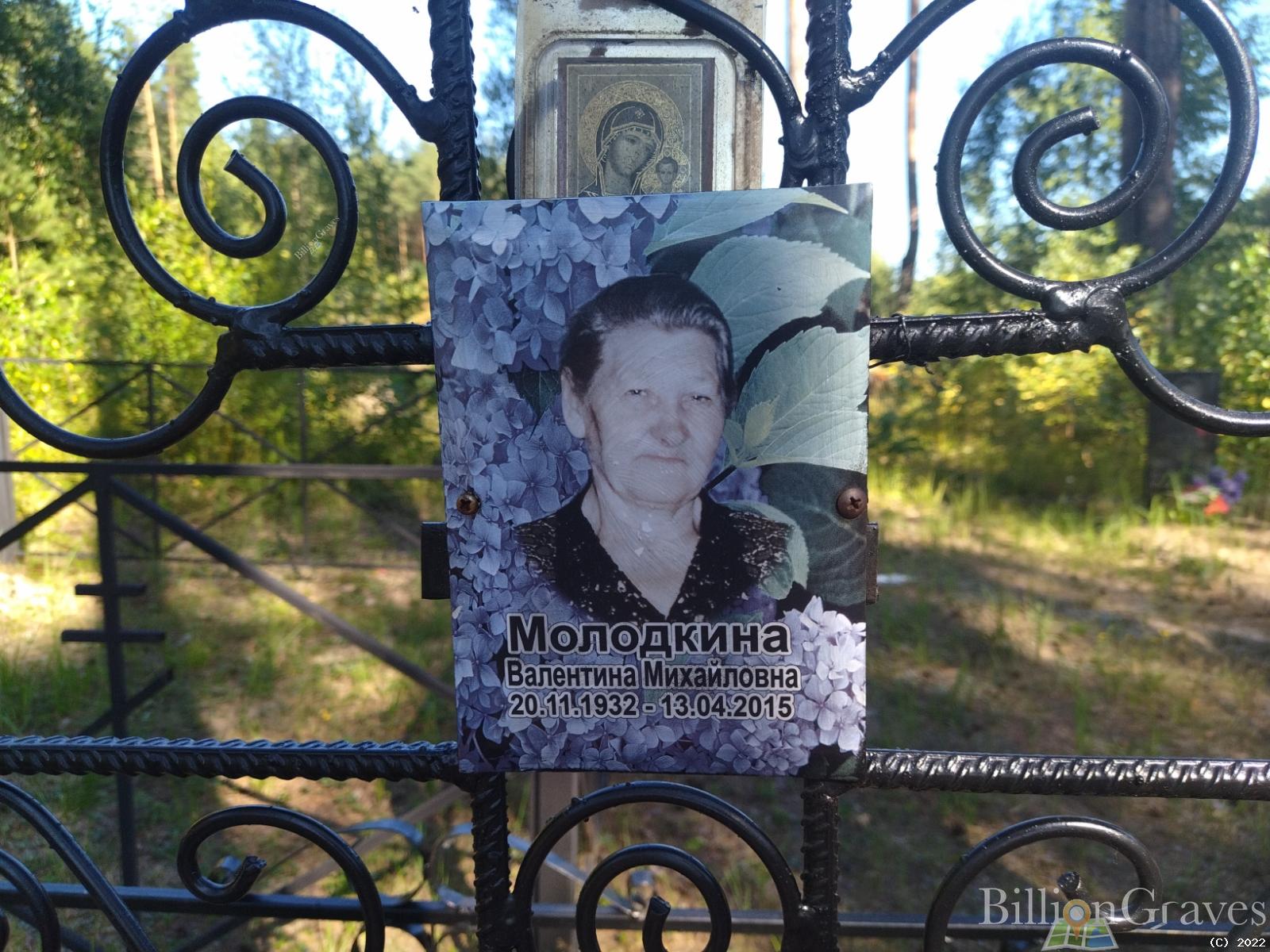 Молодкина Валентина Михайловна