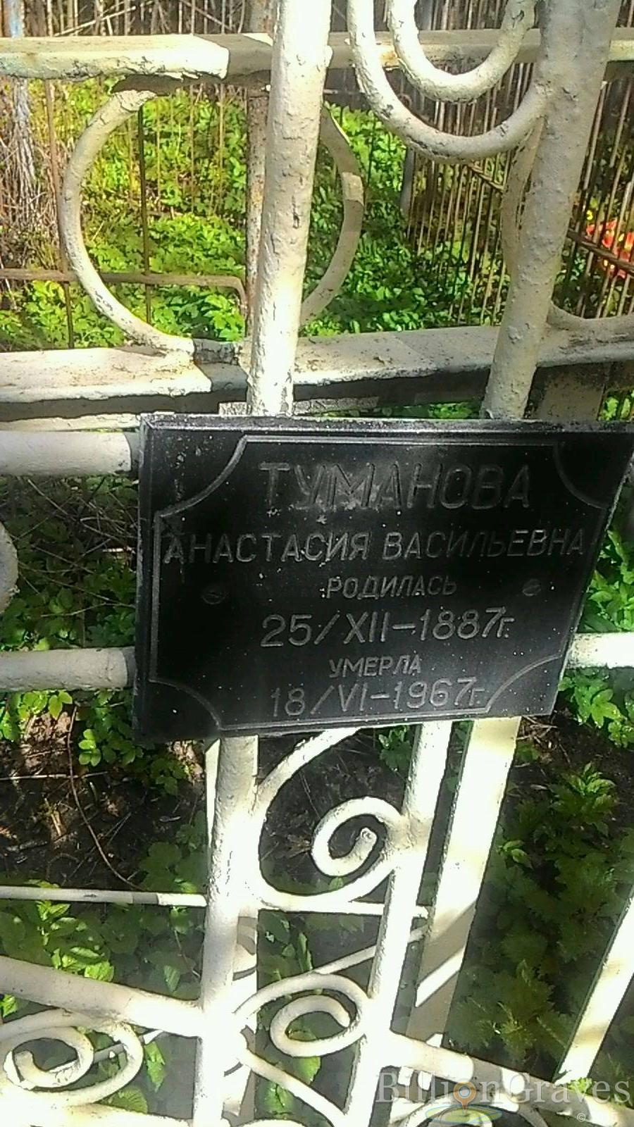 Туманова Анастасия Васильевна