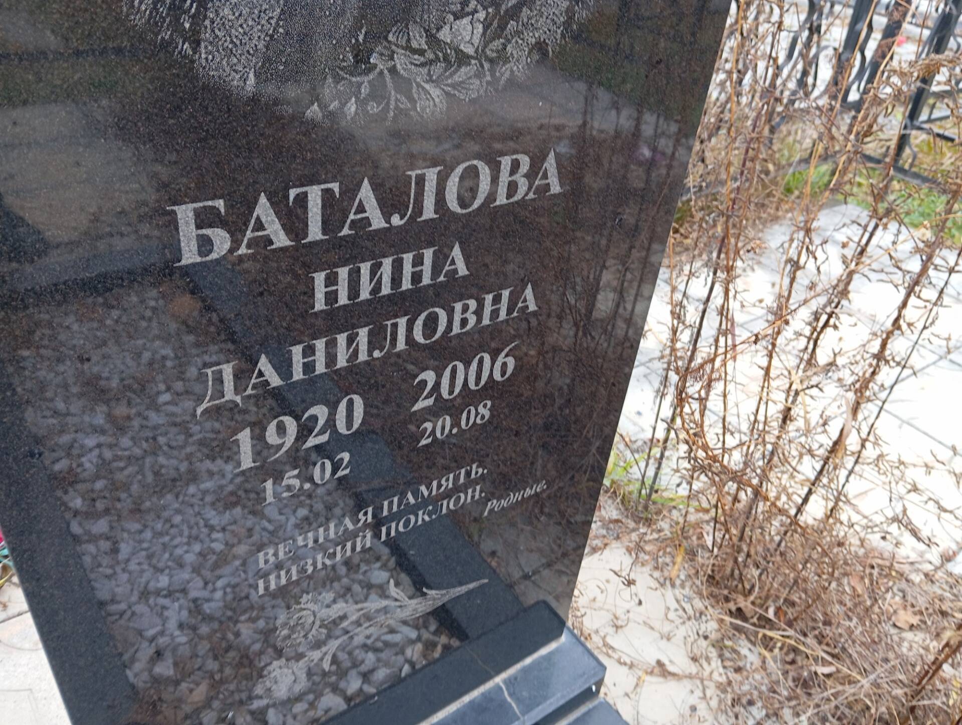 Баталова Нина Даниловна