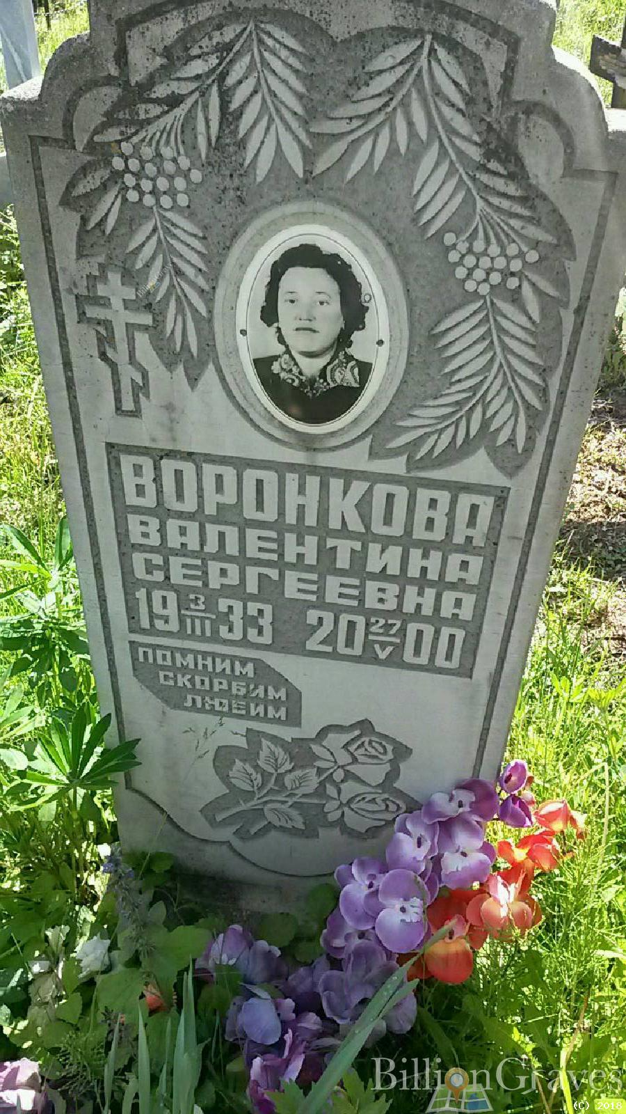 Воронкова Валентина Сергеевна