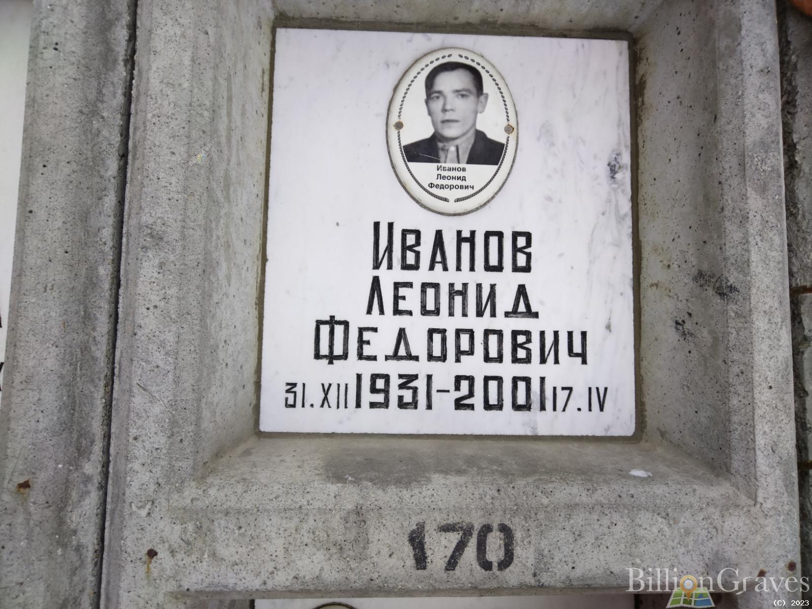 Иванов Леонид Федорович