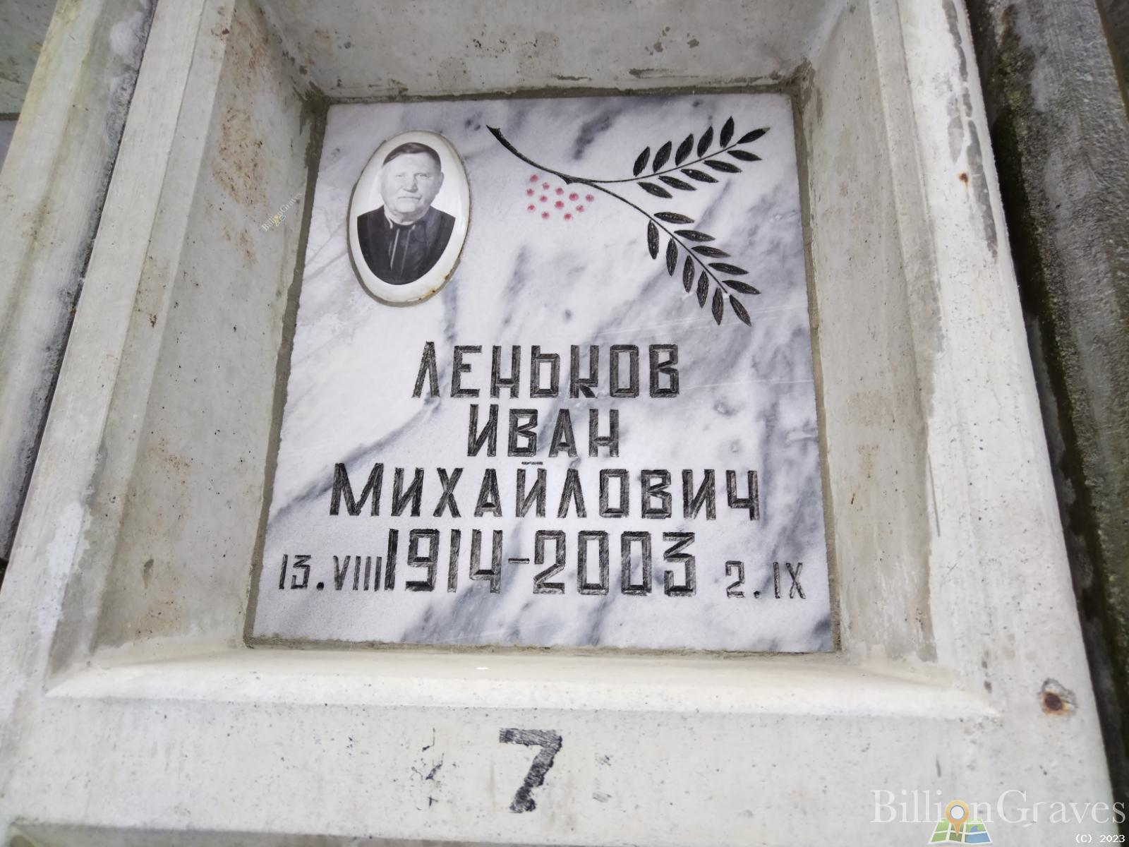 Леньков Иван Михайлович