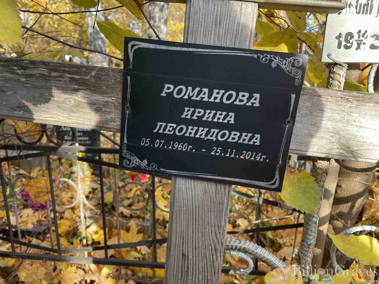 Романова Ирина Леонидовна