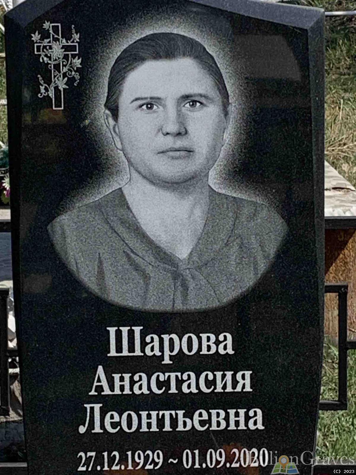 Шарова Анастасия Леонтьевна