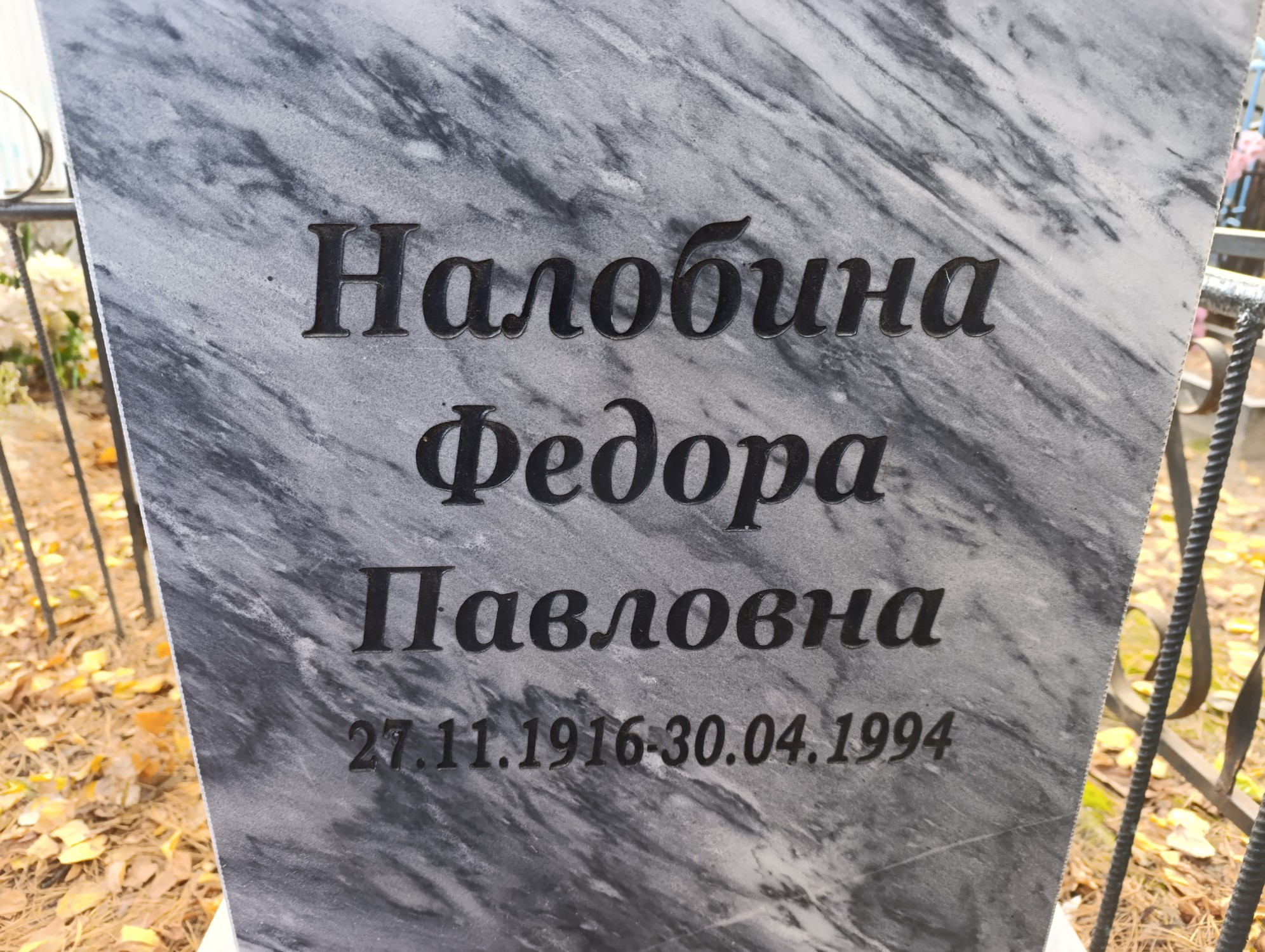 Налобина Федора Павловна