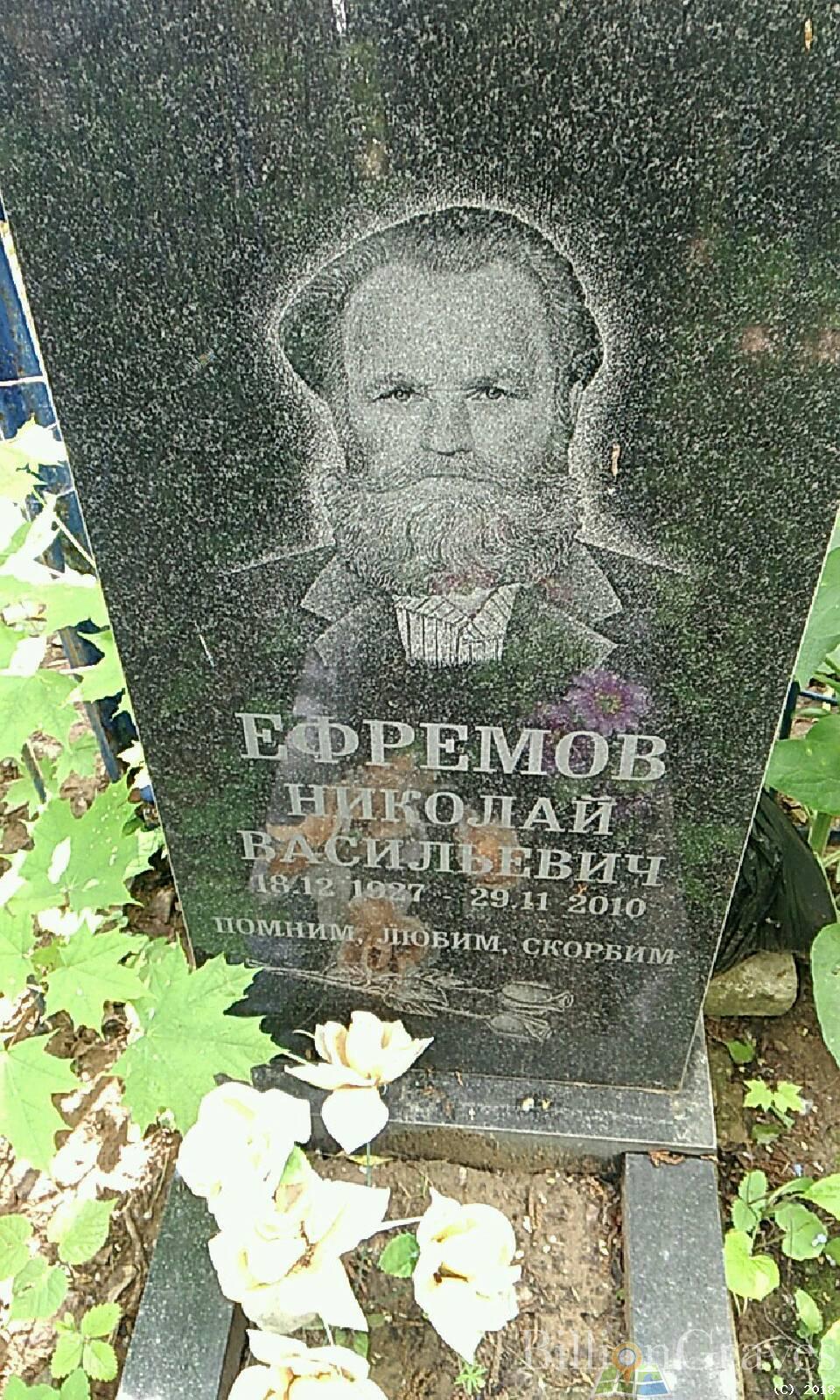 Ефремов Николай Васильевич