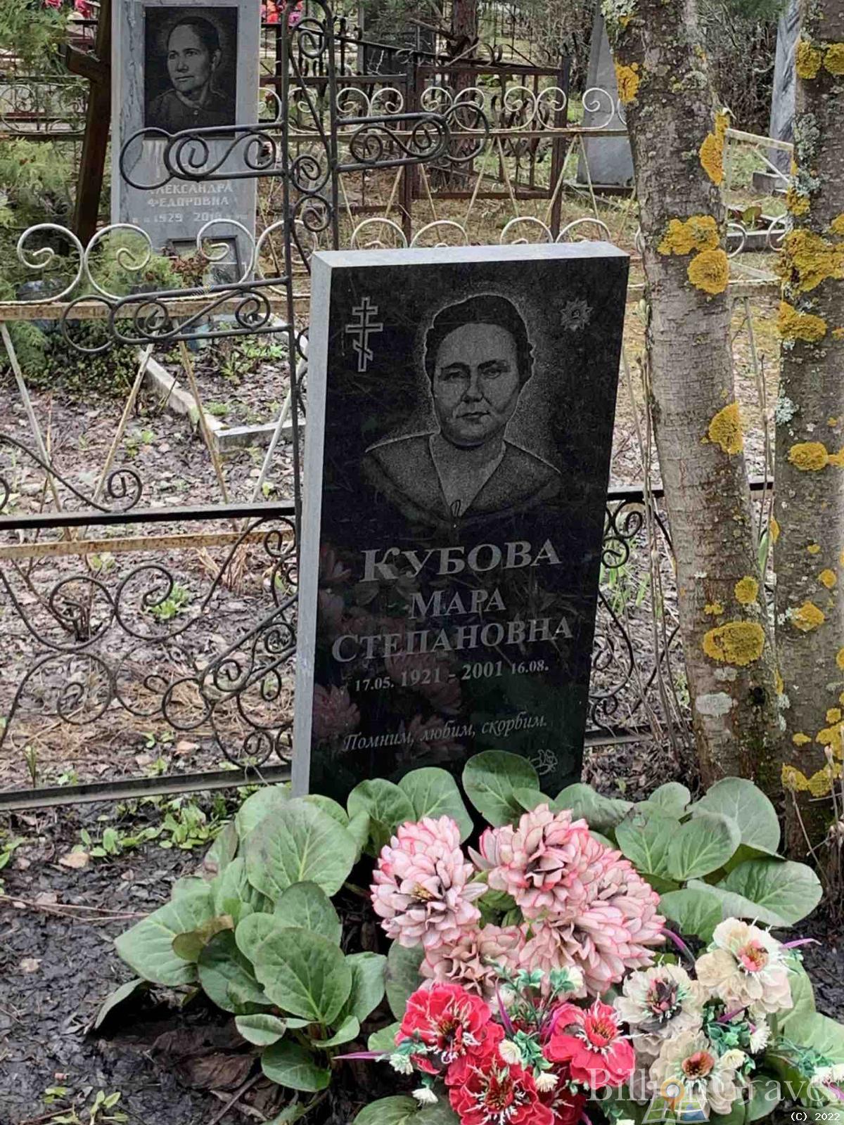 Кубова Мара Степановна