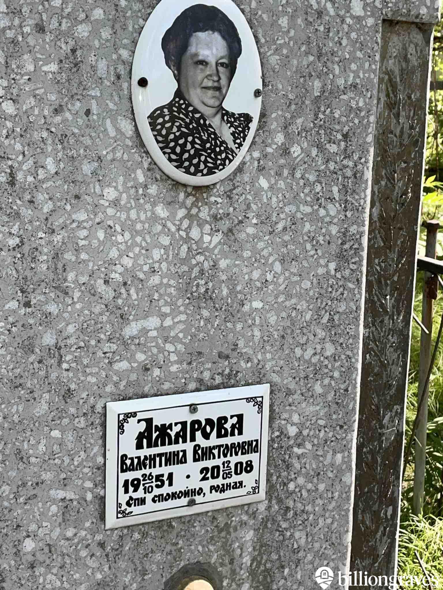 Ажарова Валентина Викторовна