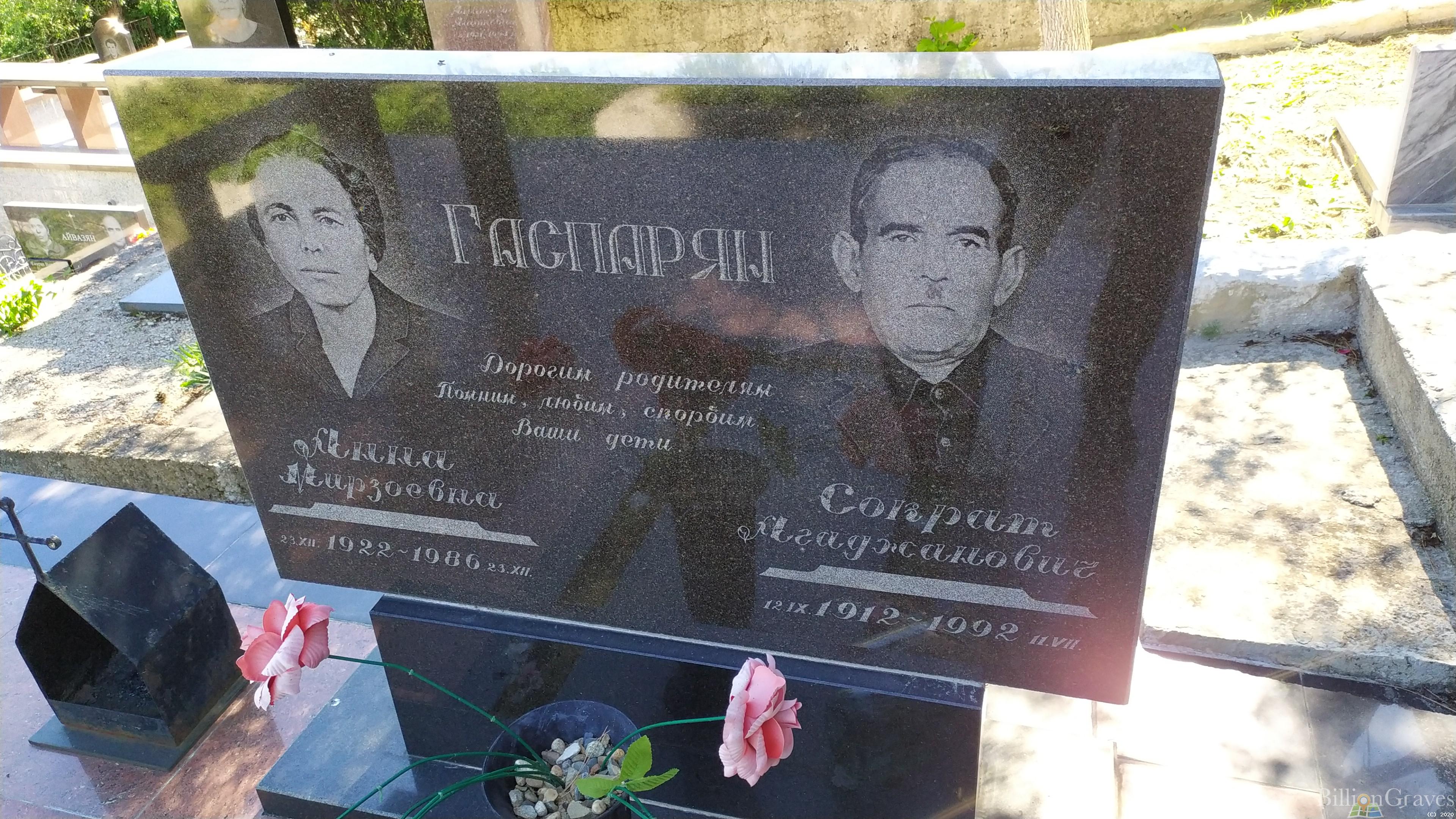 Гаспарян Анна Мирзоевна