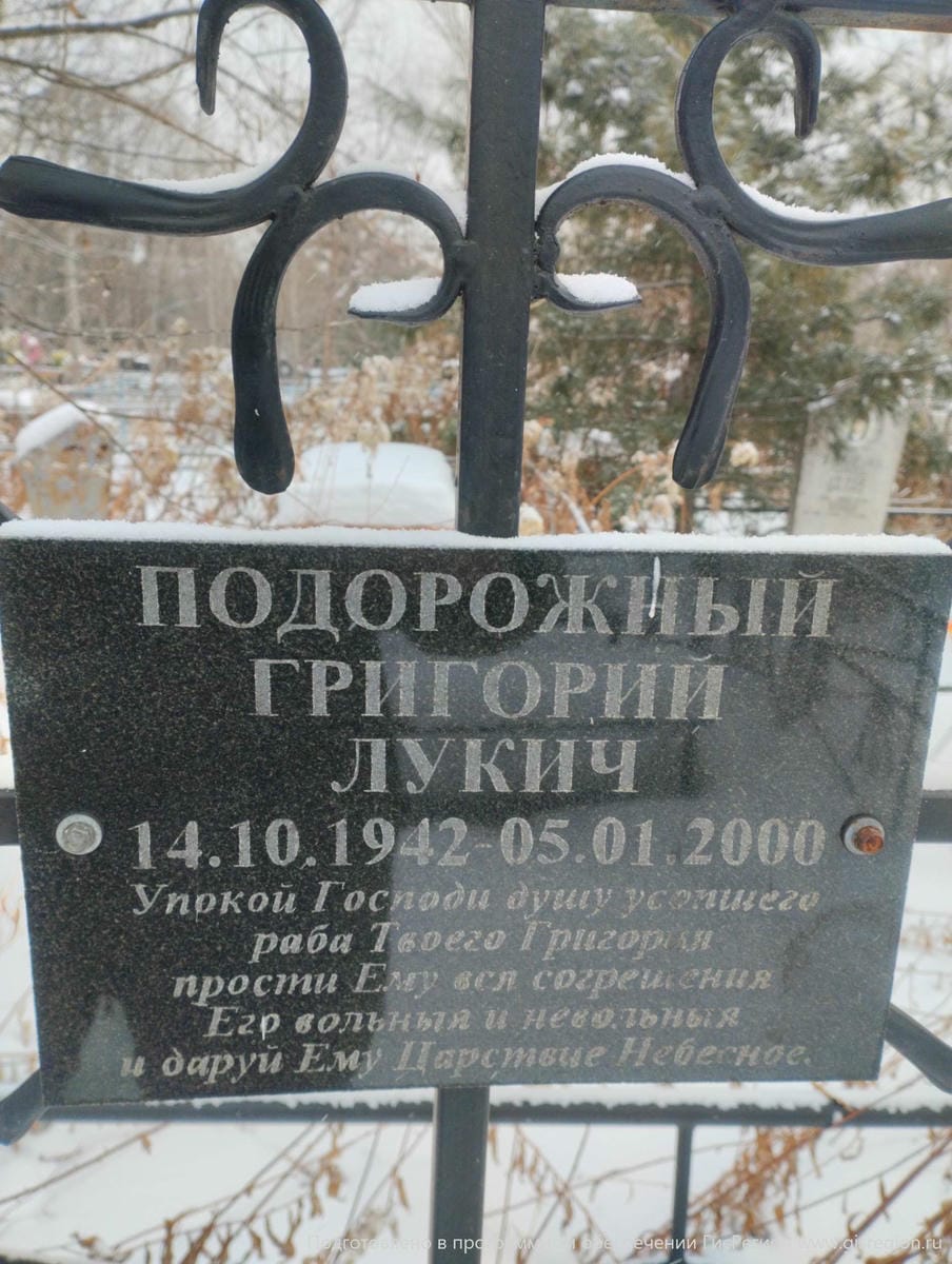 Подорожный Григорий Лукич