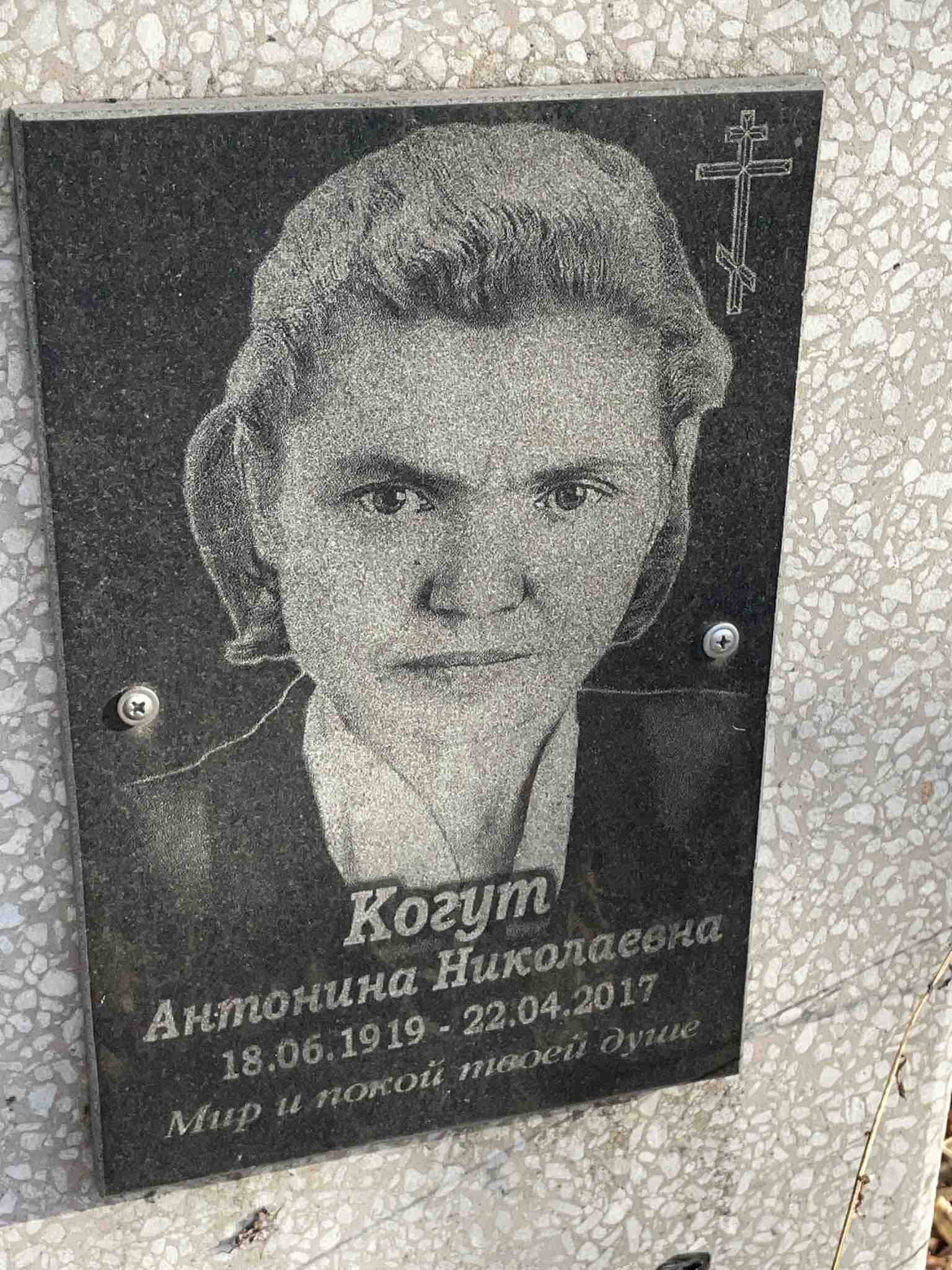 Когут Антонина Николаевна