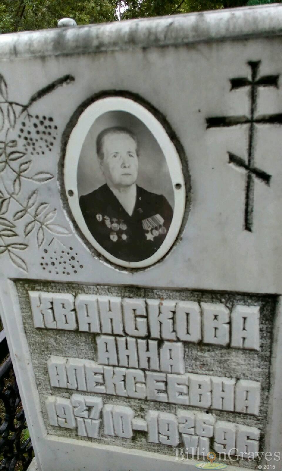 Кванскова Анна Алексеевна