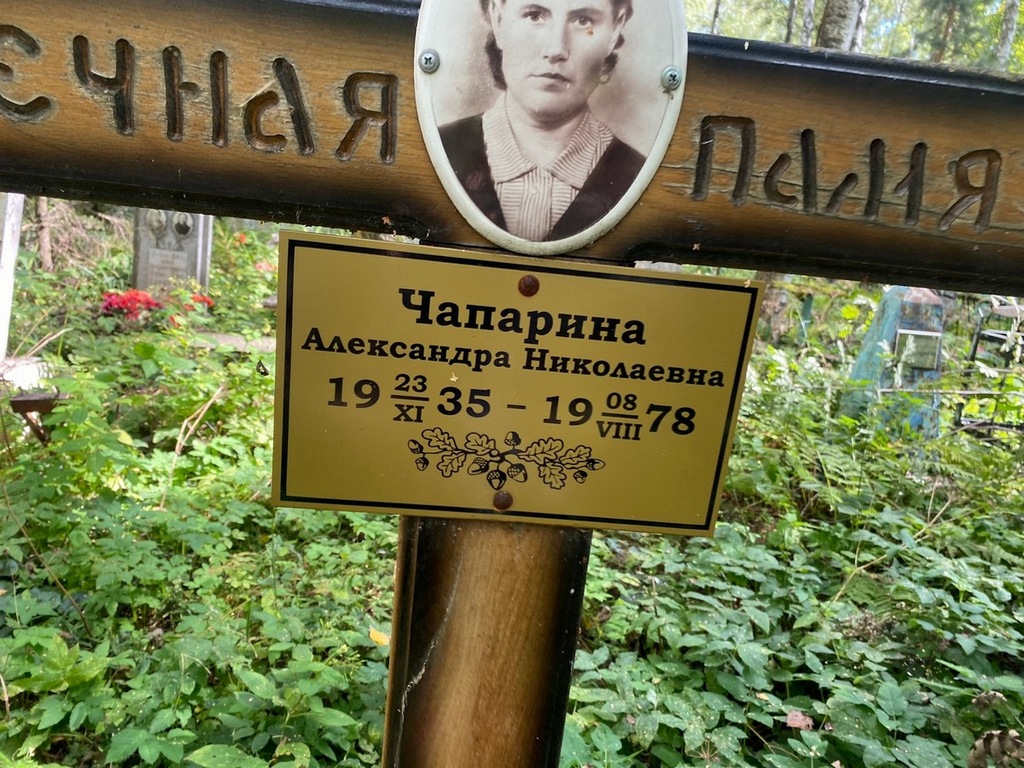 Чапарина Александра Николаевна