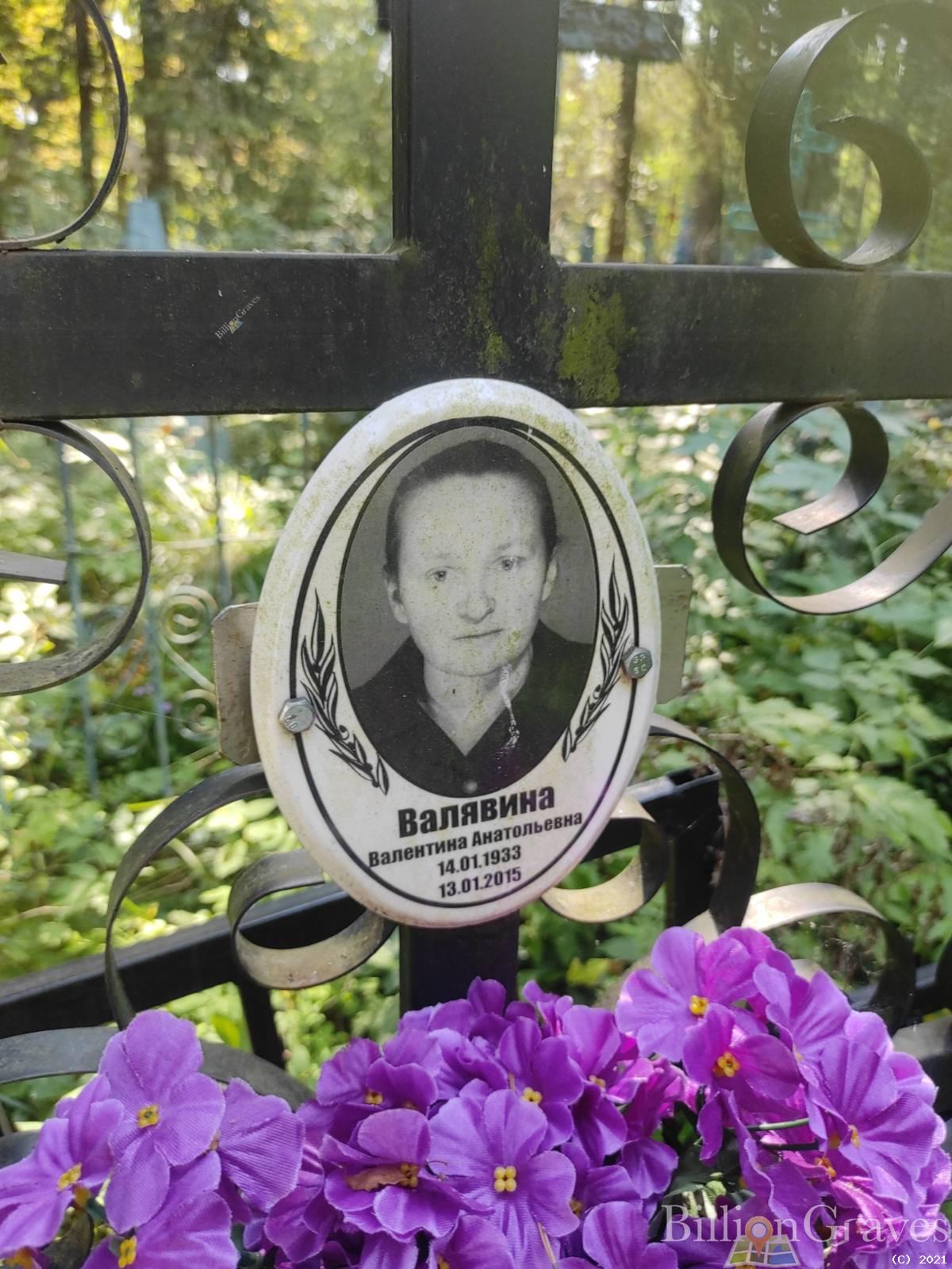 Валявина Валентина Анатольевна